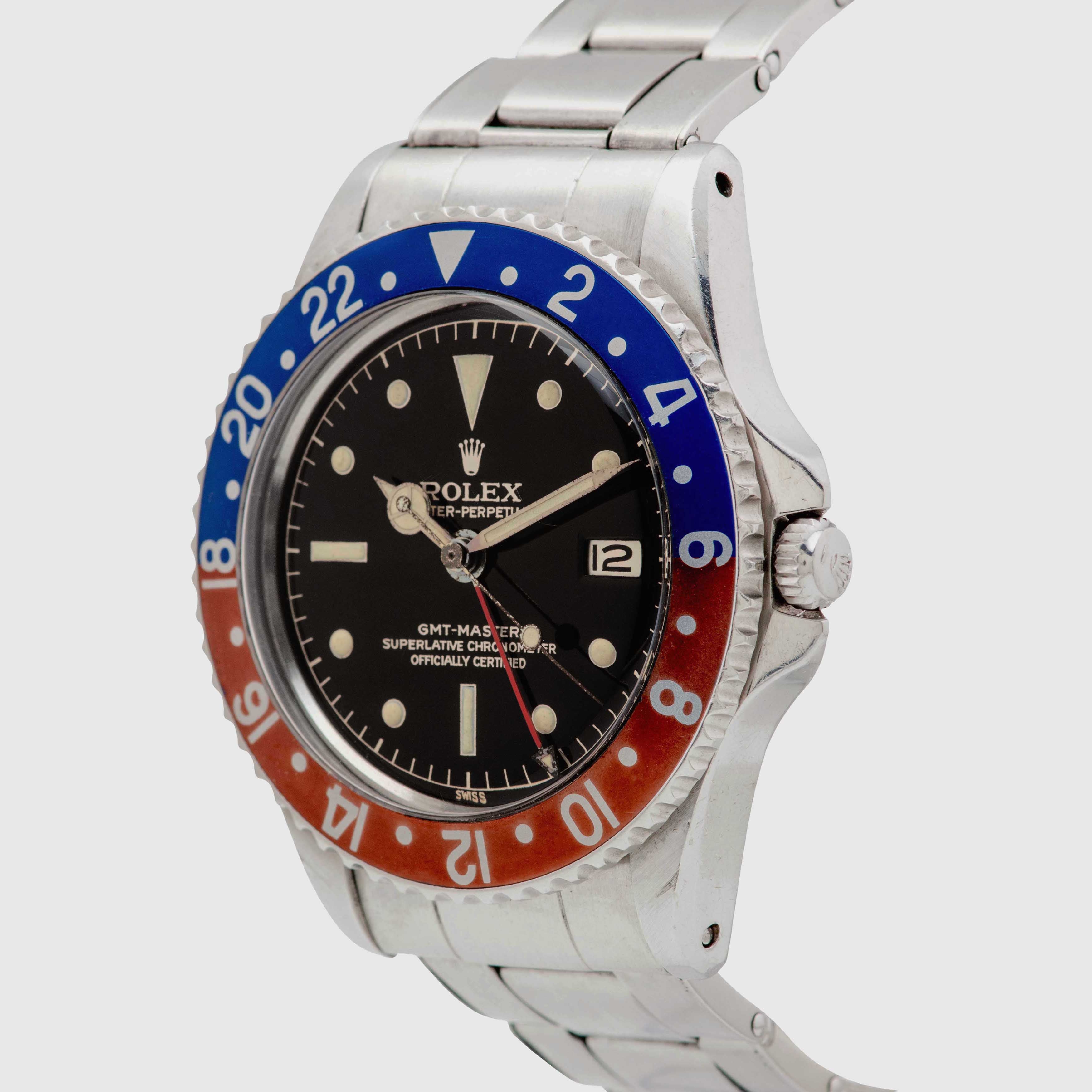 1960 Rolex GMT Master PCG Chapter Ring Gilt Dial Ref. 1675