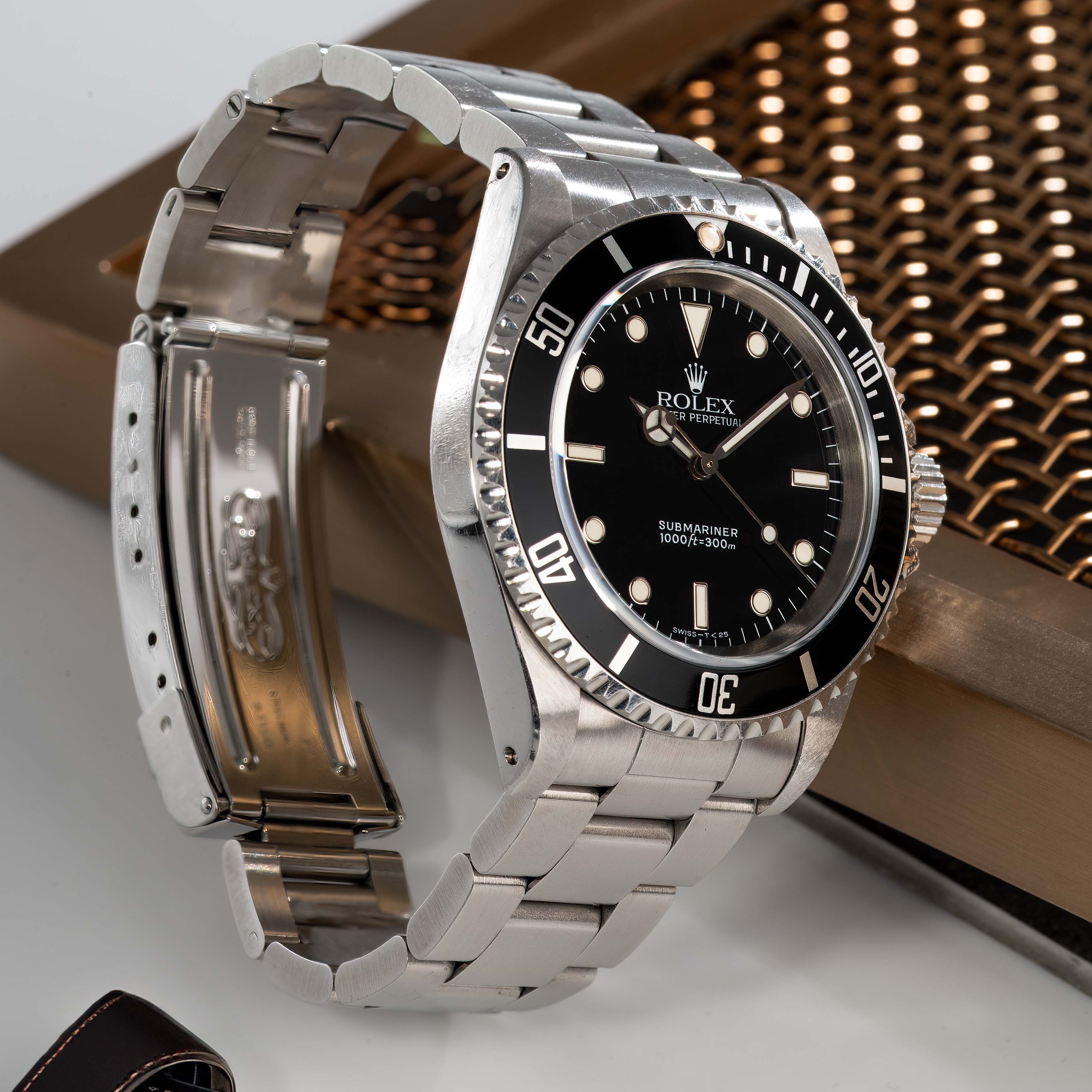 1990 Rolex Submariner Tritium Dial Ref. 14060 (with papers)