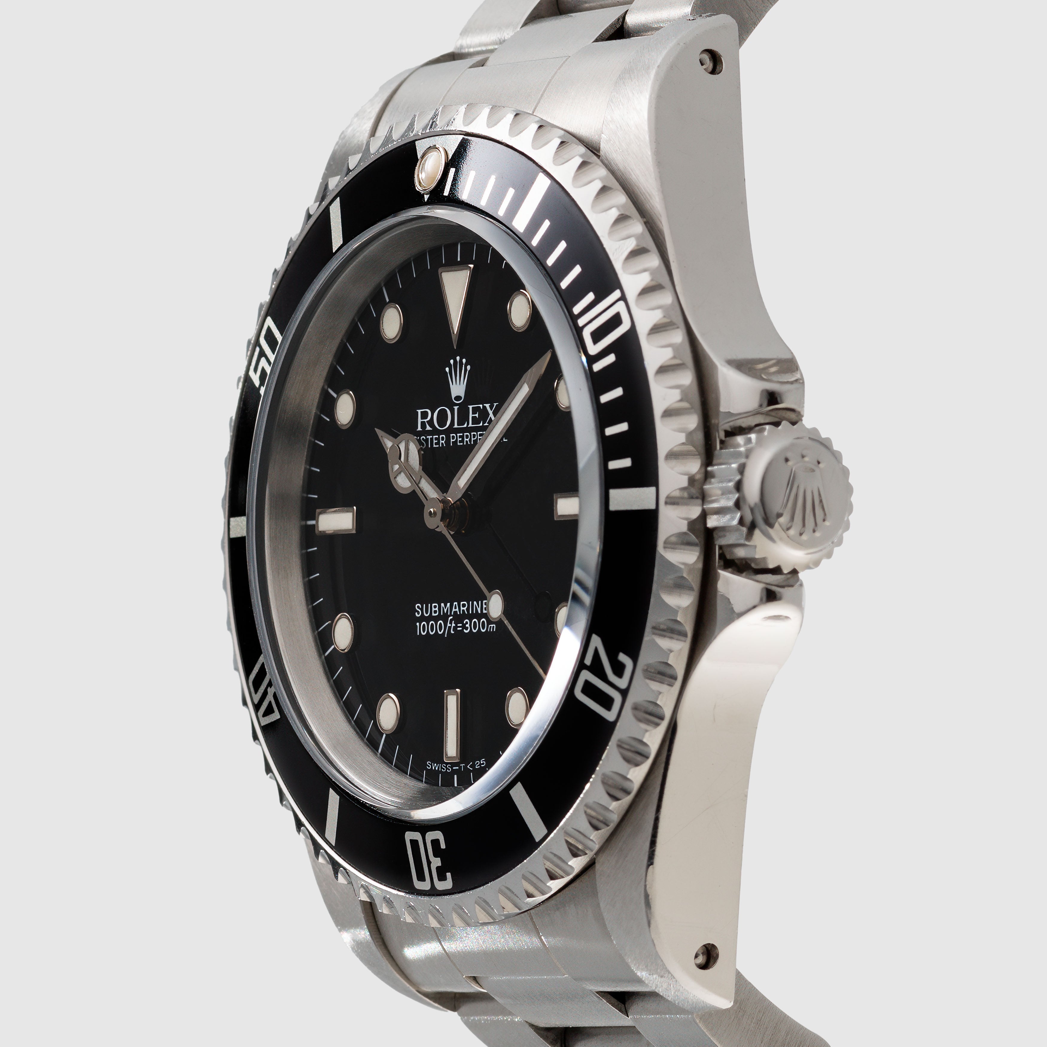 1990 Rolex Submariner Tritium Dial Ref. 14060 (with papers)