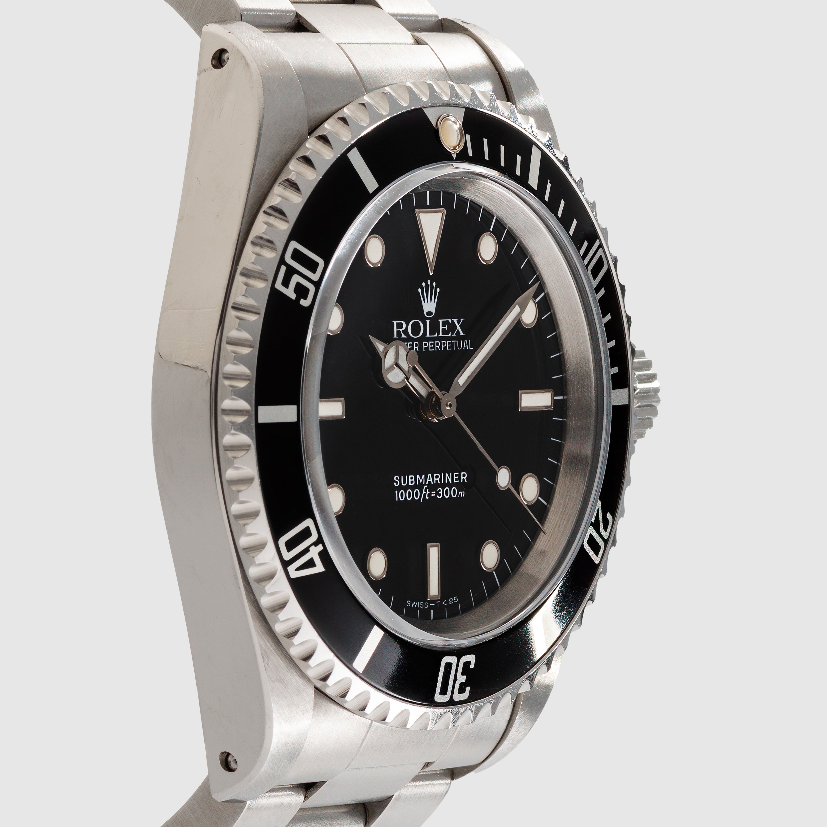 1990 Rolex Submariner Tritium Dial Ref. 14060 (with papers)