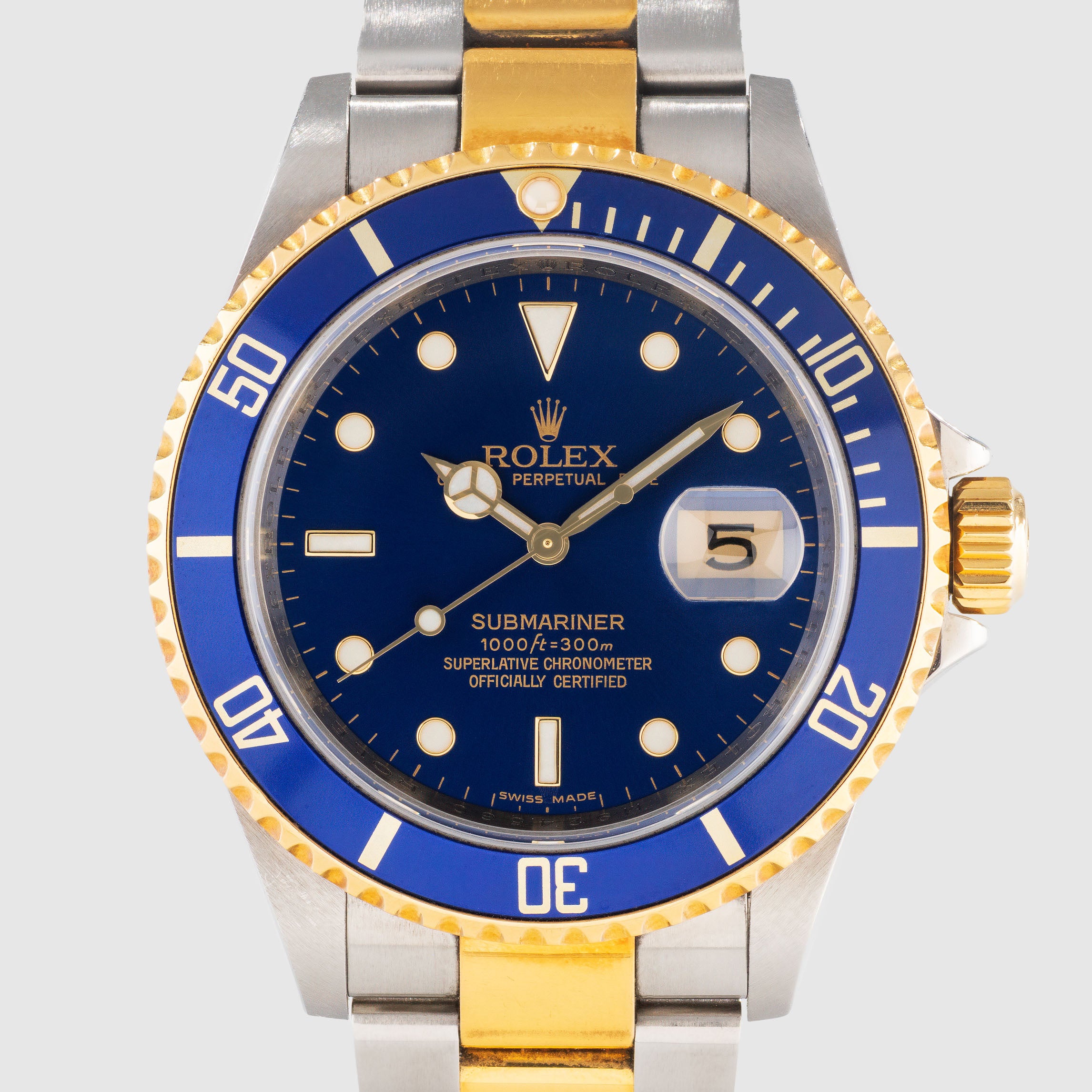 2008 Rolex Submariner St/G Khanjar Ref. 16613 (with Warranty Card)