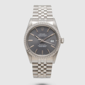 1988 Rolex Datejust Grey Dial Tiffany & Co. Ref. 16030