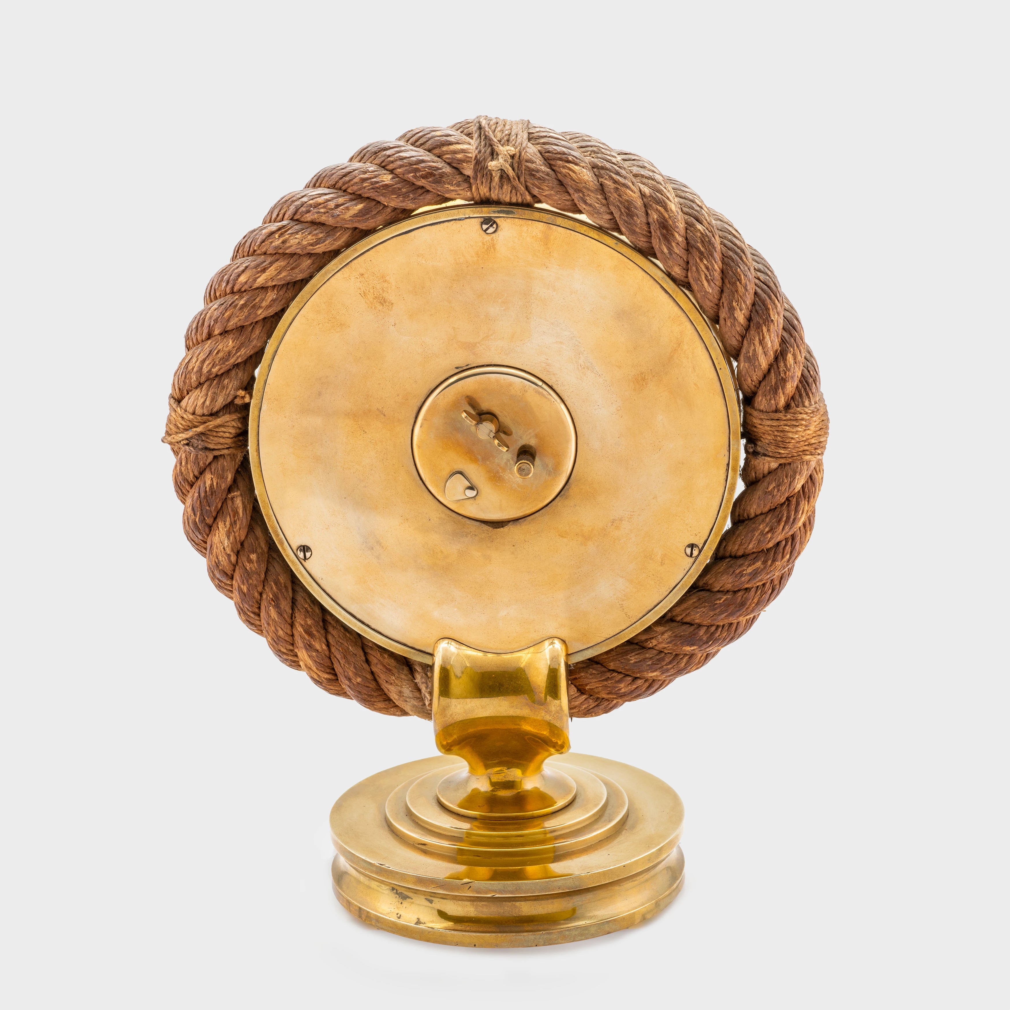 Jaeger LeCoultre Barley Mow Centre, Nautical Table Clock circa 1955