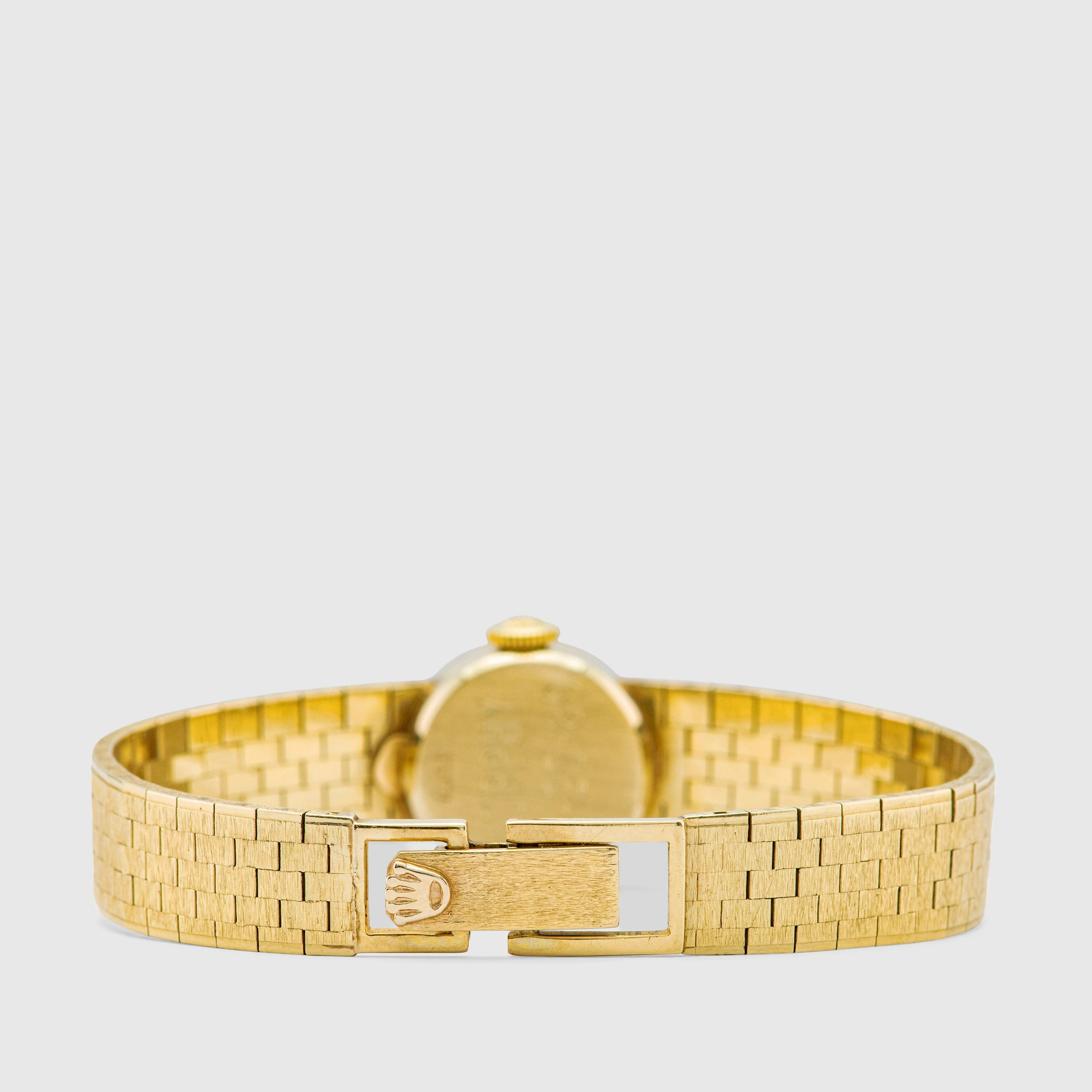 1973 Rolex Precision Ladies 14k Yellow Gold with Diamonds Ref. 4431 (with Box & Papers)