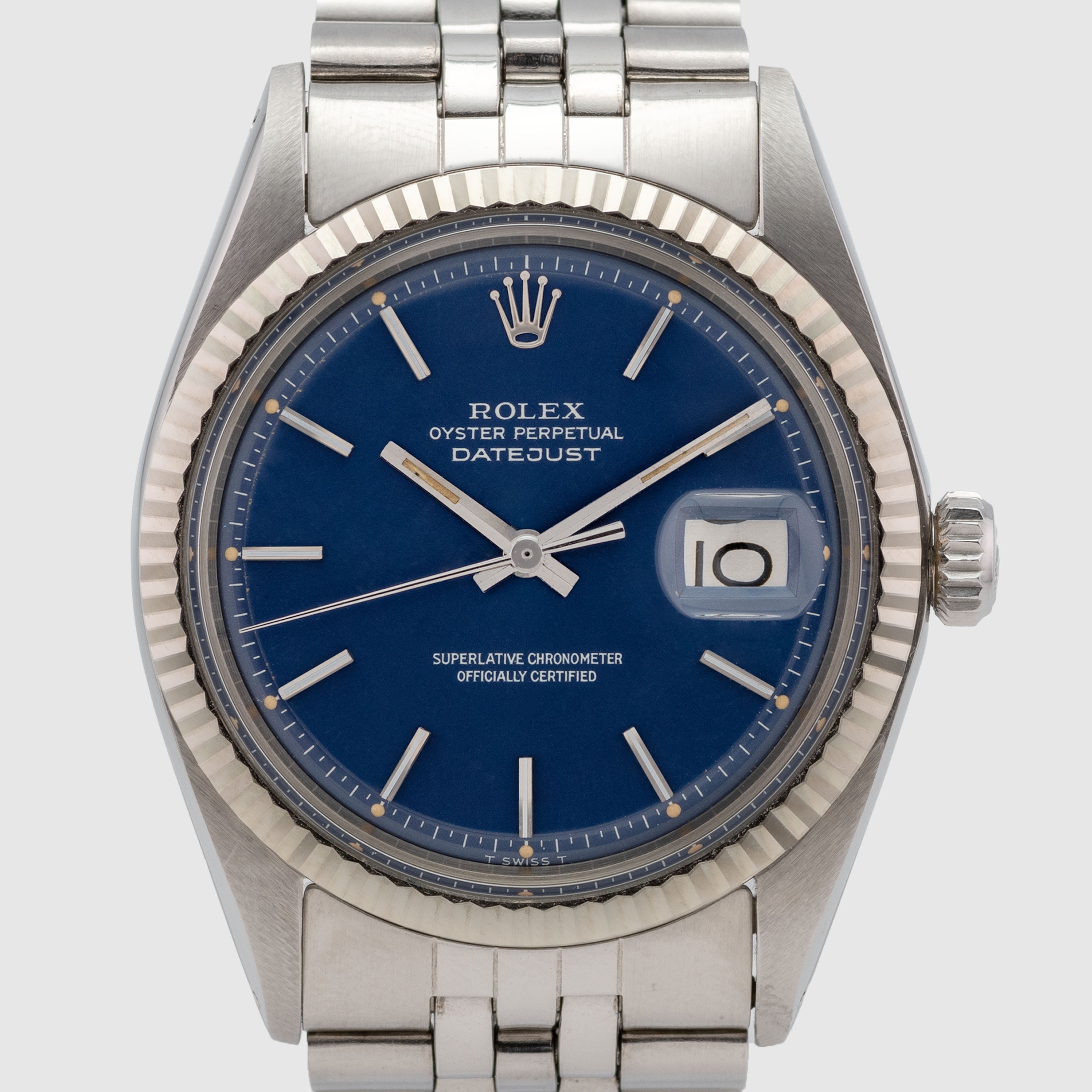 1972 Rolex Datejust Blue Dial 'Like New' Ref. 1601