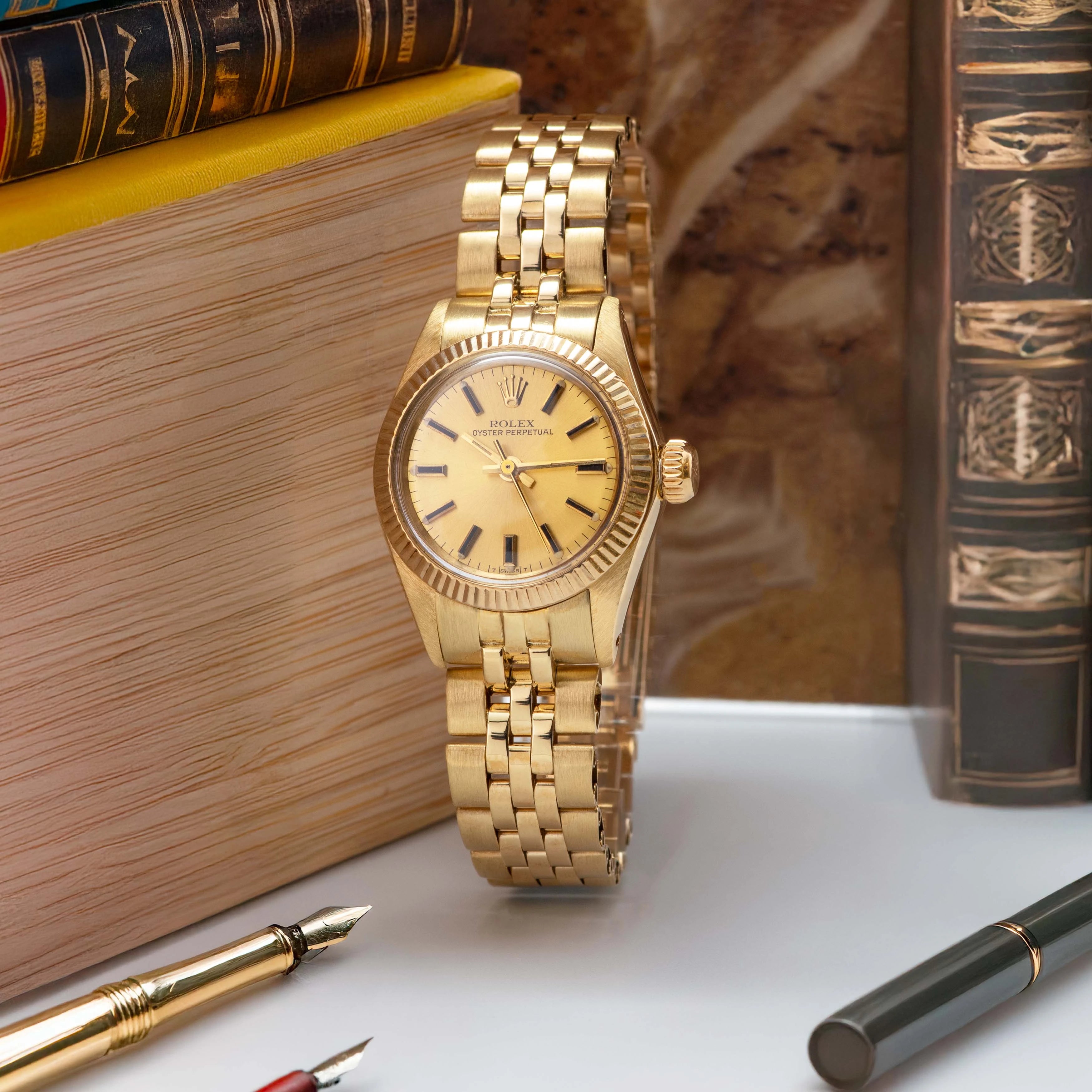 1982 Rolex Lady Oyster Perpetual 14k Ref. 6719