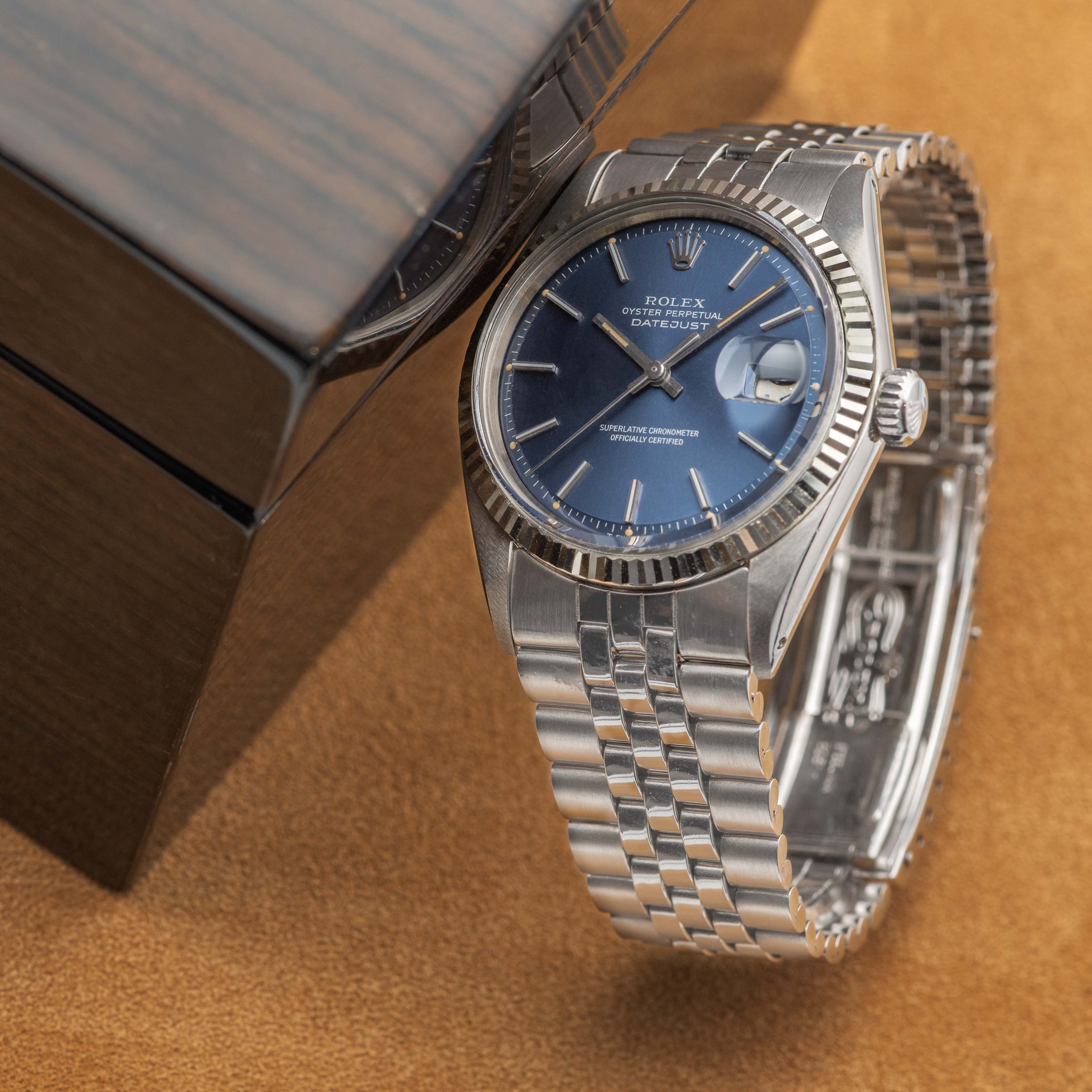 1972 Rolex Datejust Blue Dial 'Like New' Ref. 1601