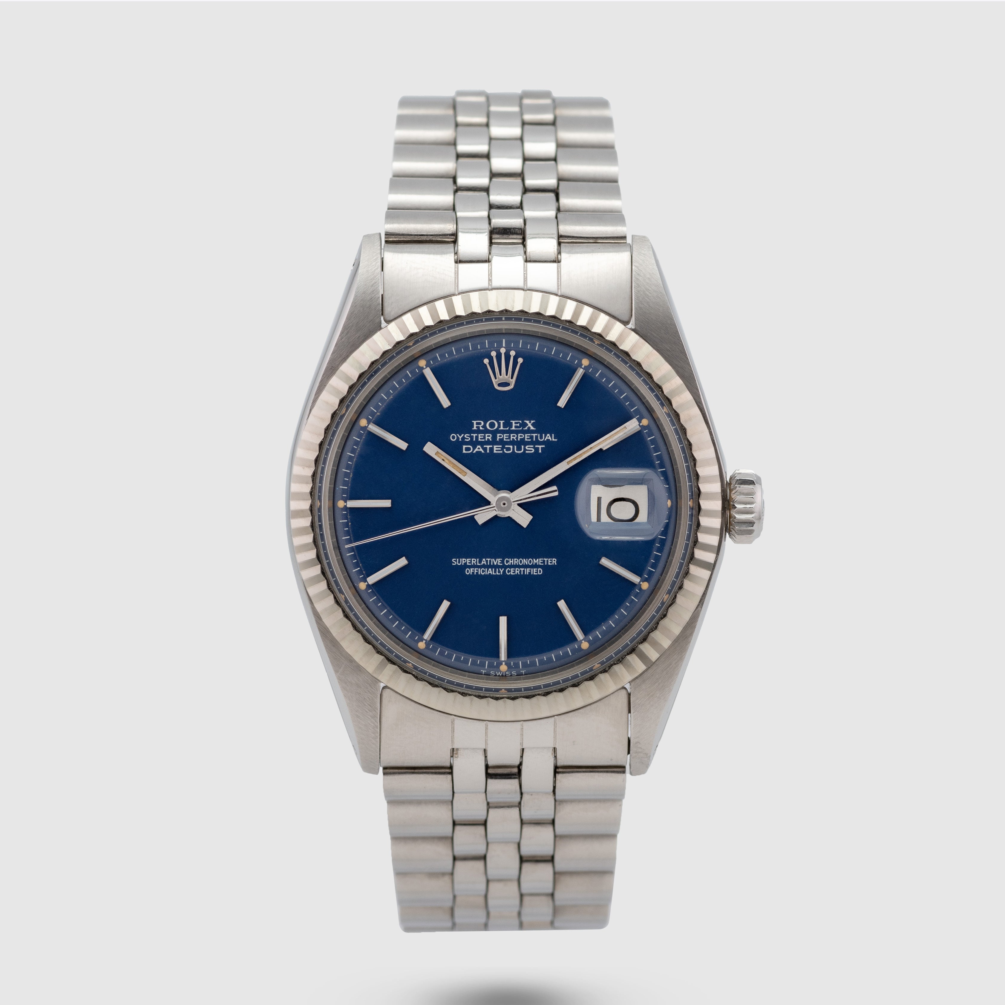 1972 Rolex Datejust Blue Dial 'Like New' Ref. 1601