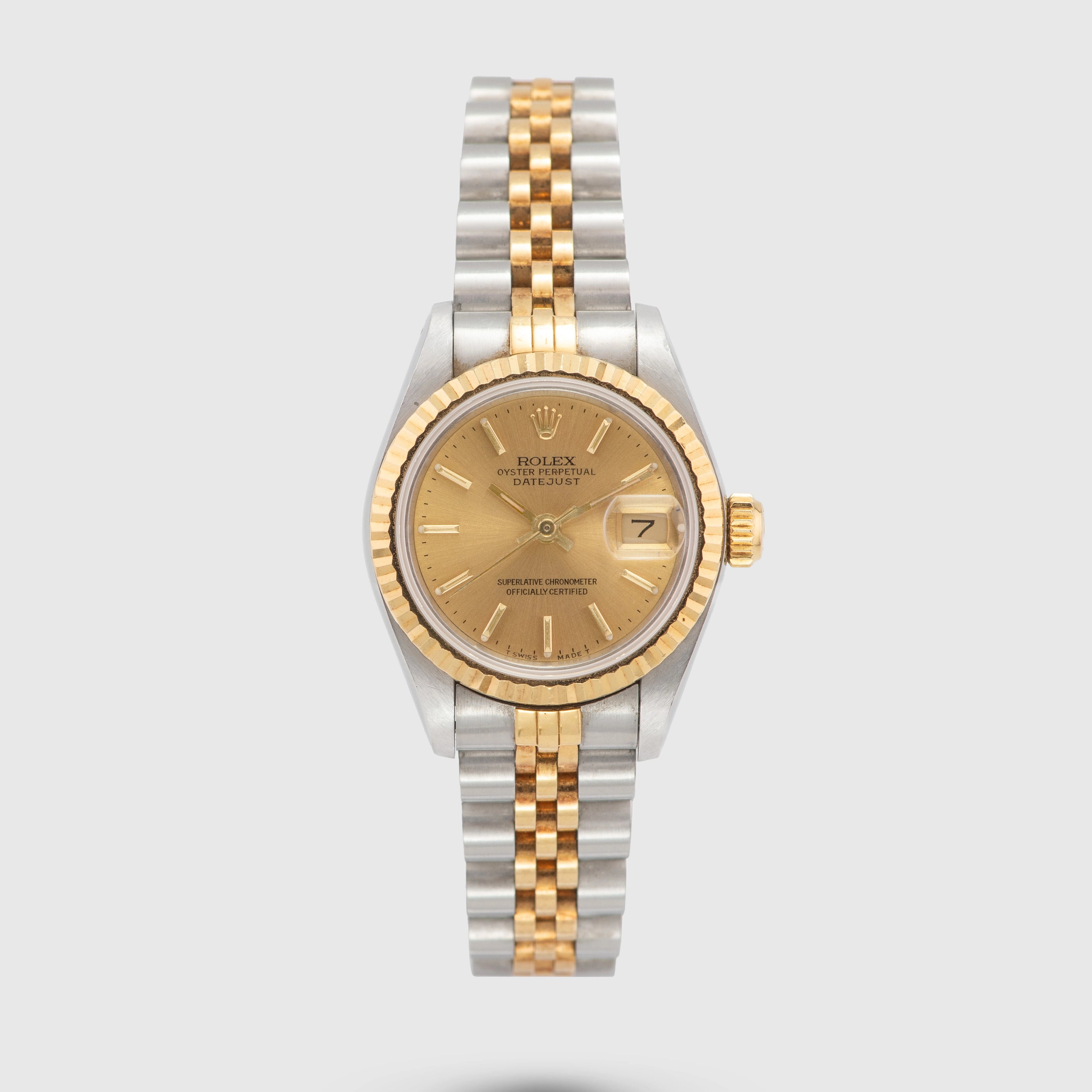 1988 Rolex Lady Datejust ST/G Champagne Dial Ref. 69173