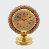 Jaeger LeCoultre Barley Mow Centre, Nautical Table Clock circa 1955