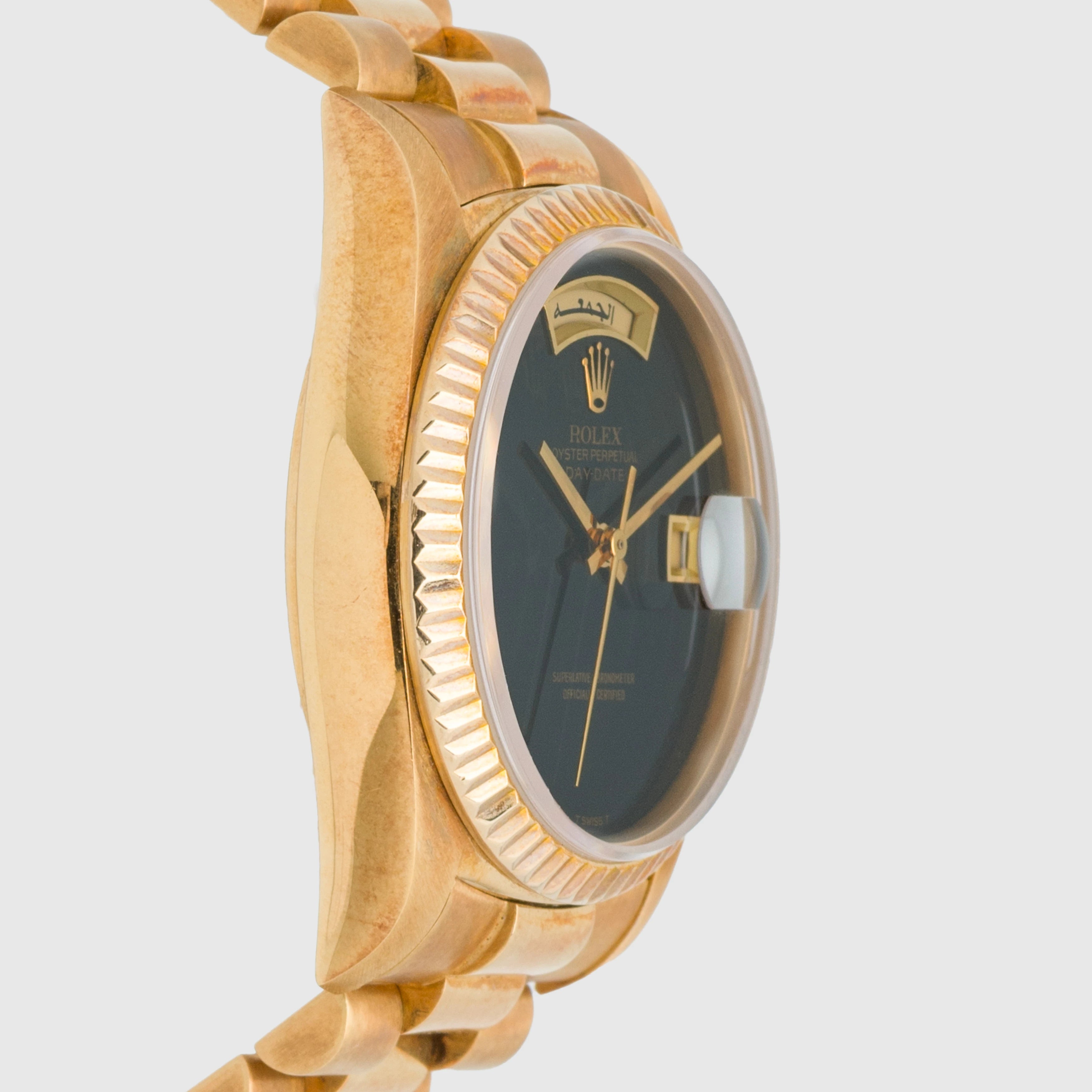 1979 Rolex Day Date Onyx Dial 'Arabic Calendar' Ref. 18038