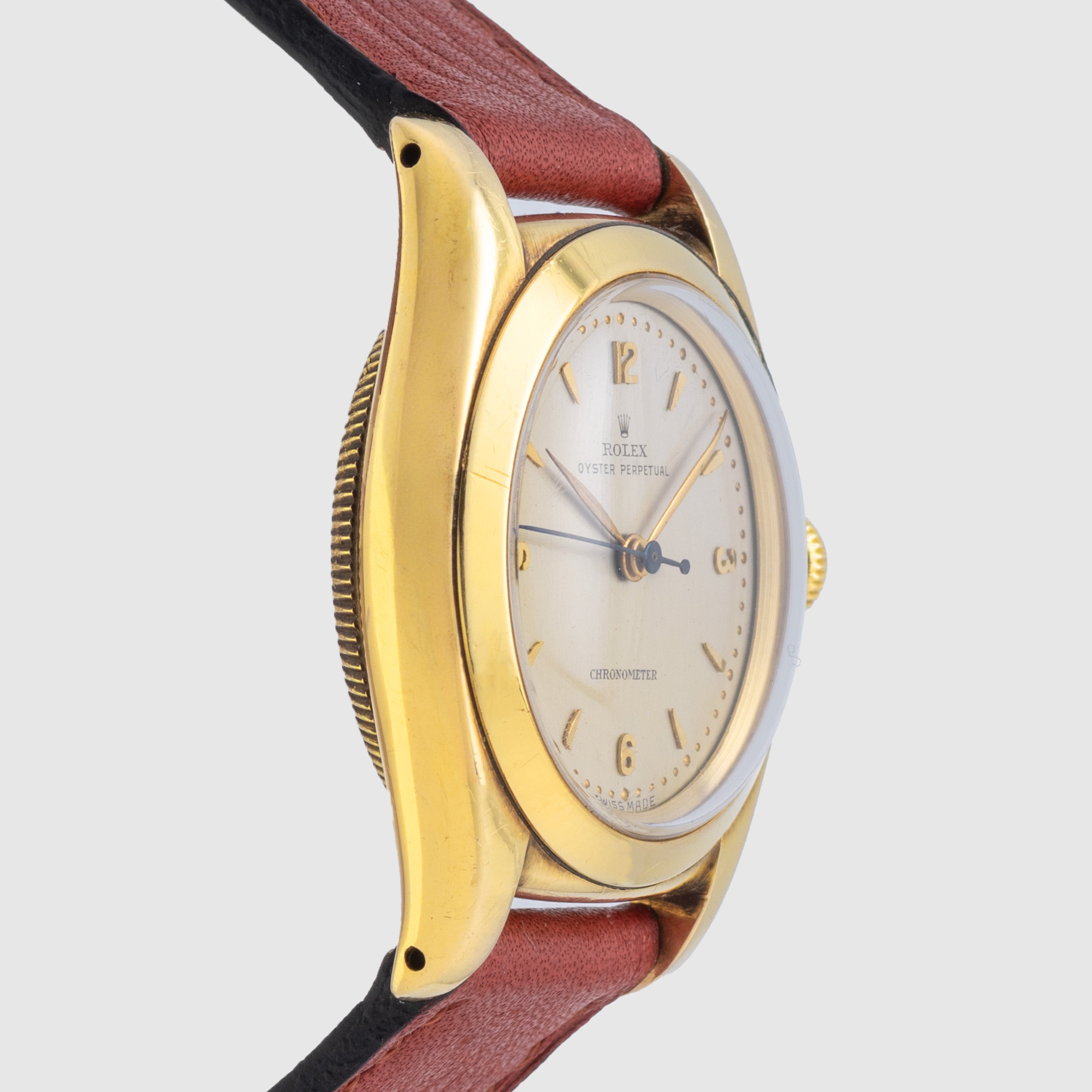 1945 Rolex Bubbleback 14K Gold Ref. 3131