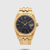 1973 Rolex Datejust 18K Blue Dial Ref. 1601