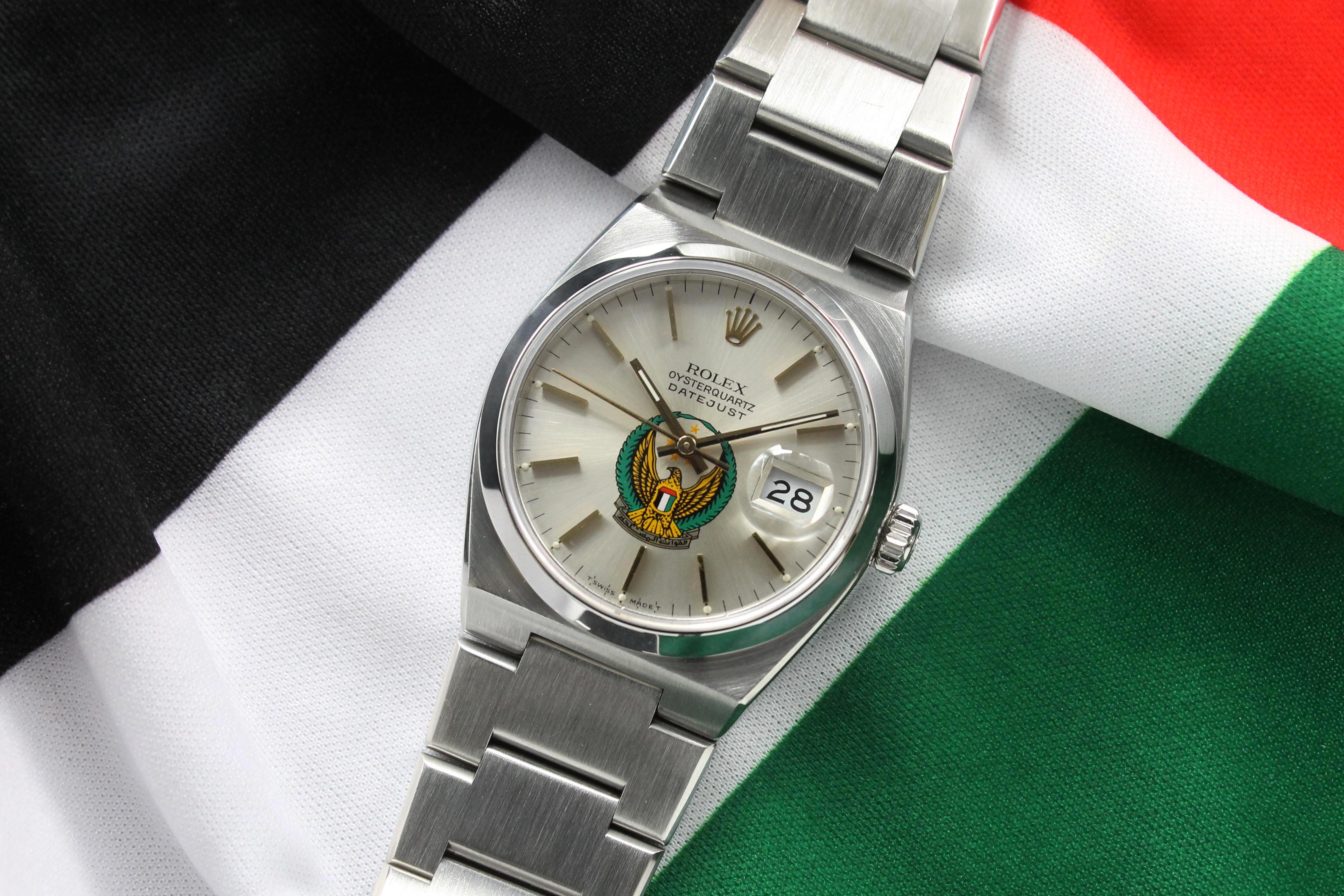 1988 Rolex Oysterquartz UAE Armed Forces Ref. 17000