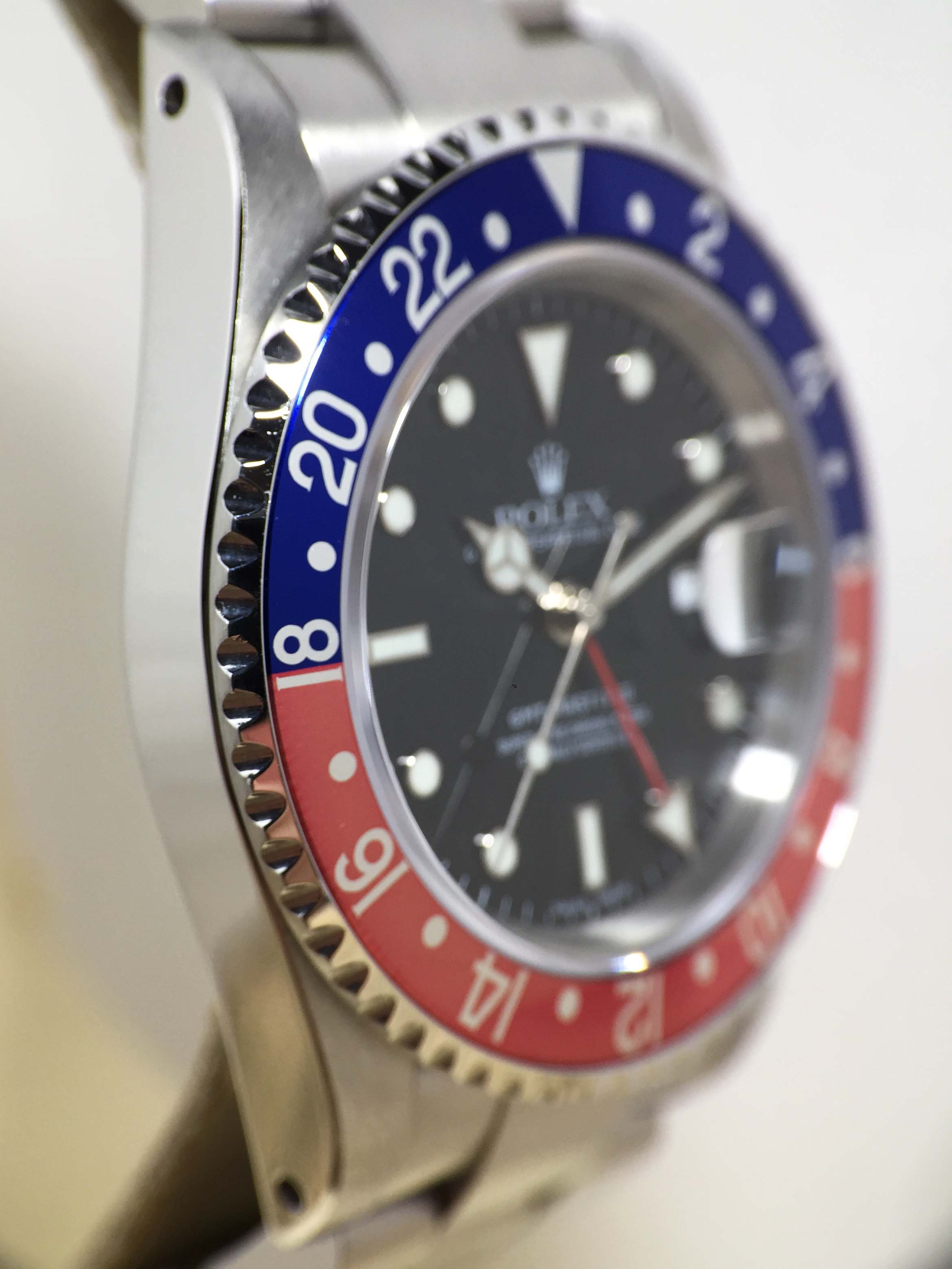 2001 Rolex GMT Master II Pepsi Ref.  16710 (Full Set)