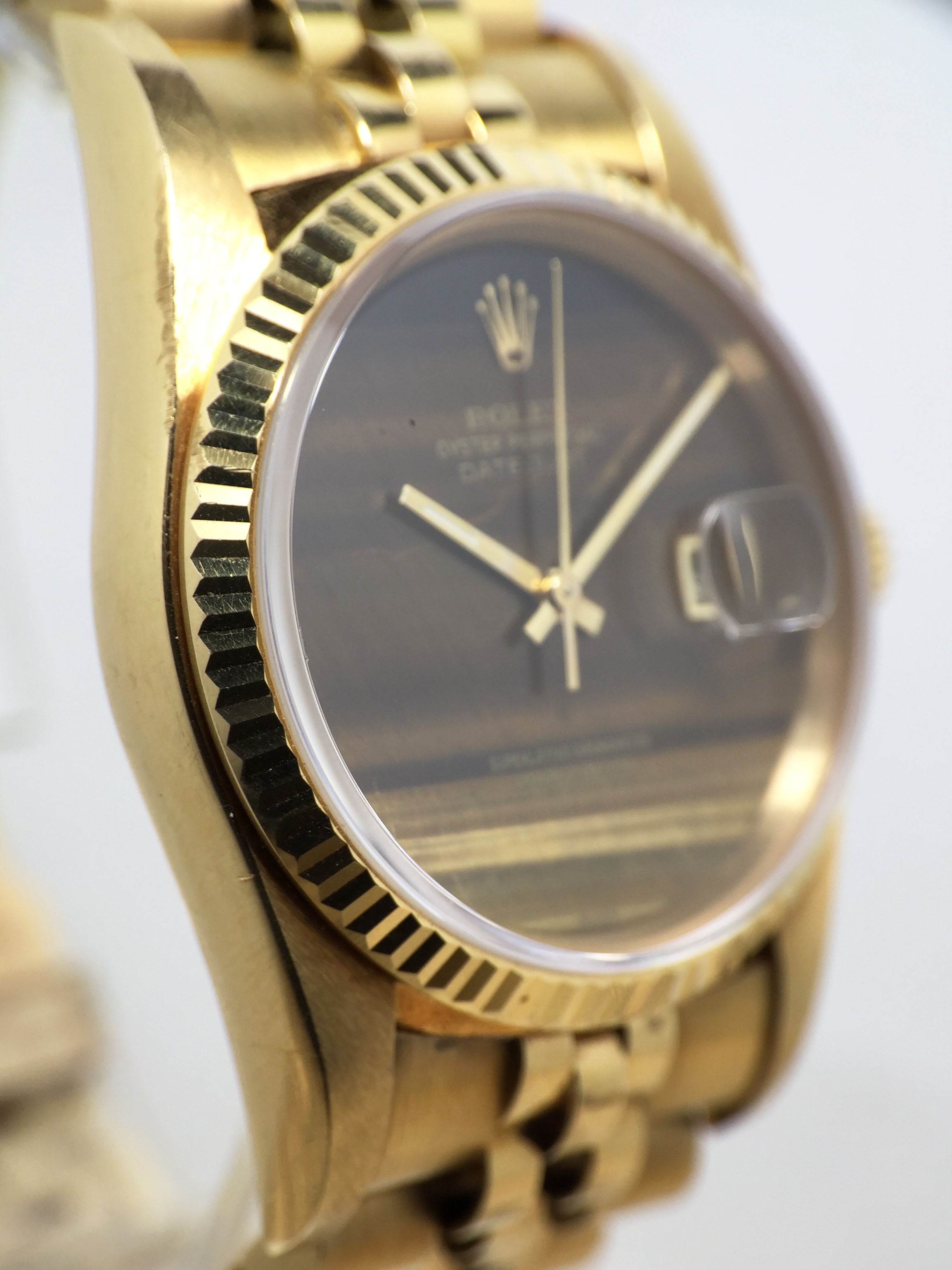 1985 Rolex Datejust Tiger Eye Ref. 16018 (with Certificate)