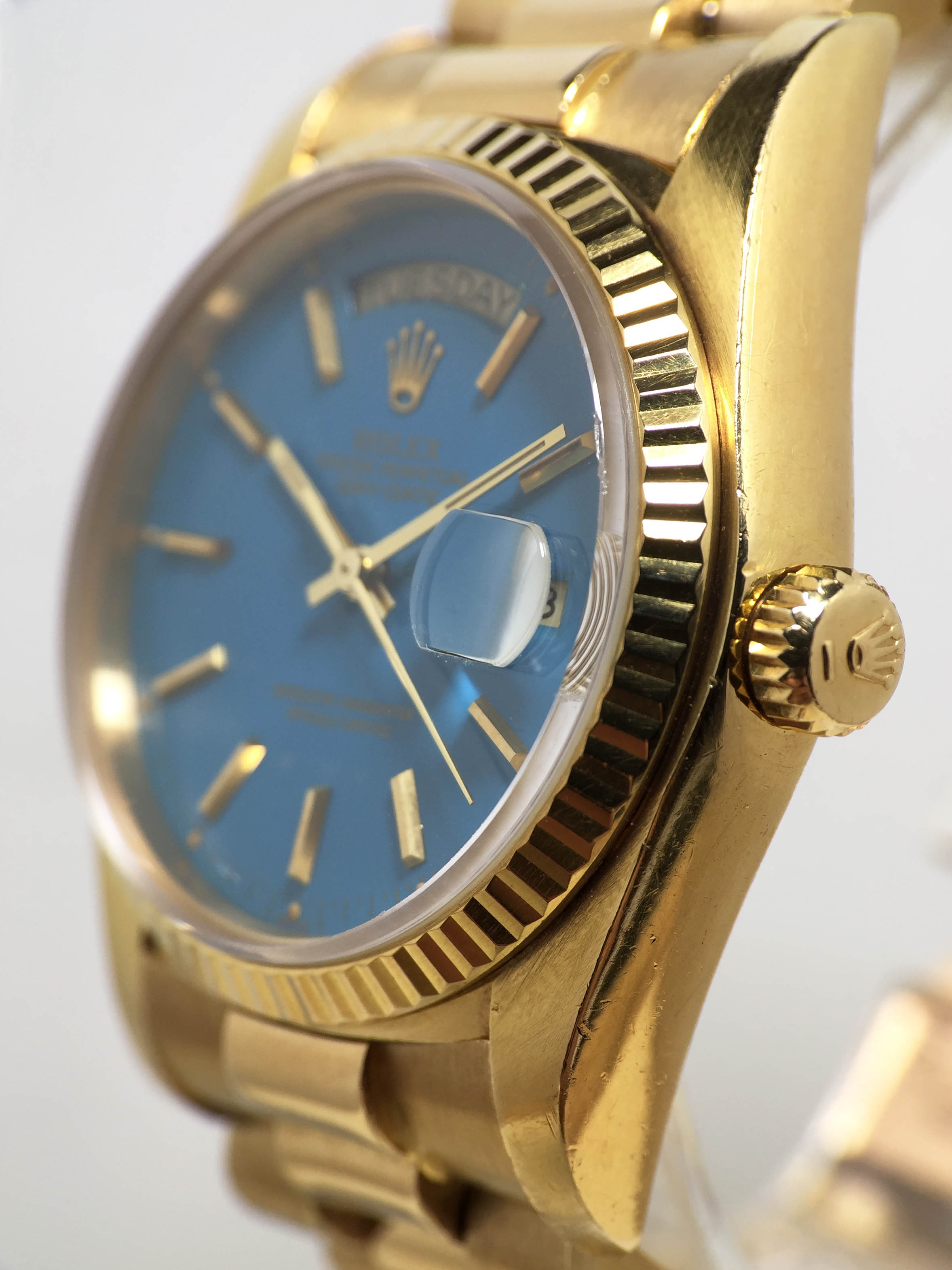 1978 Rolex Day Date Turquoise Stella Dial Ref. 18038