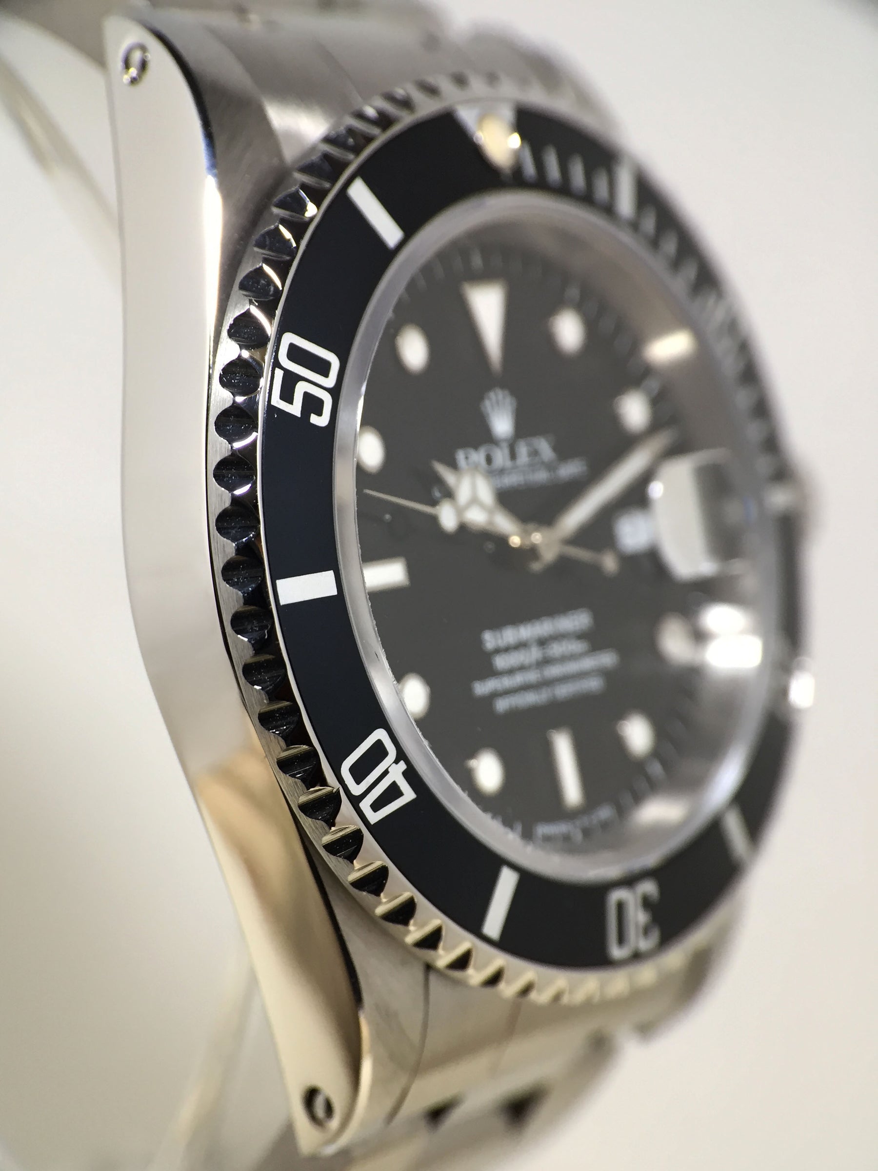 1991 Rolex Submariner Tritium Dial Ref. 16610 (with Certificate)