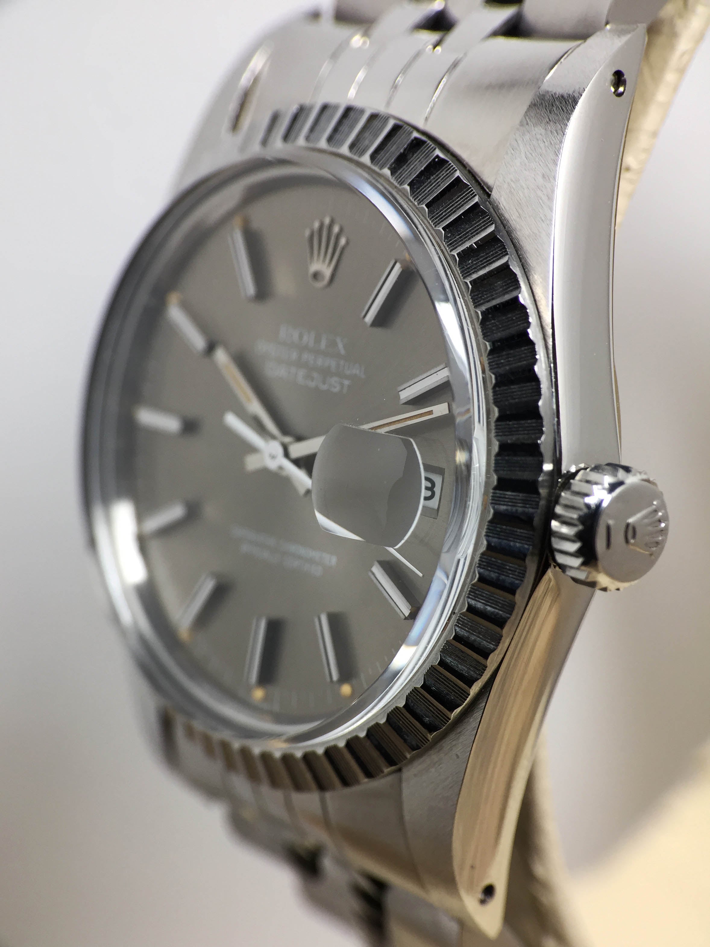 1982 Rolex Datejust Grey Dial Ref. 16030