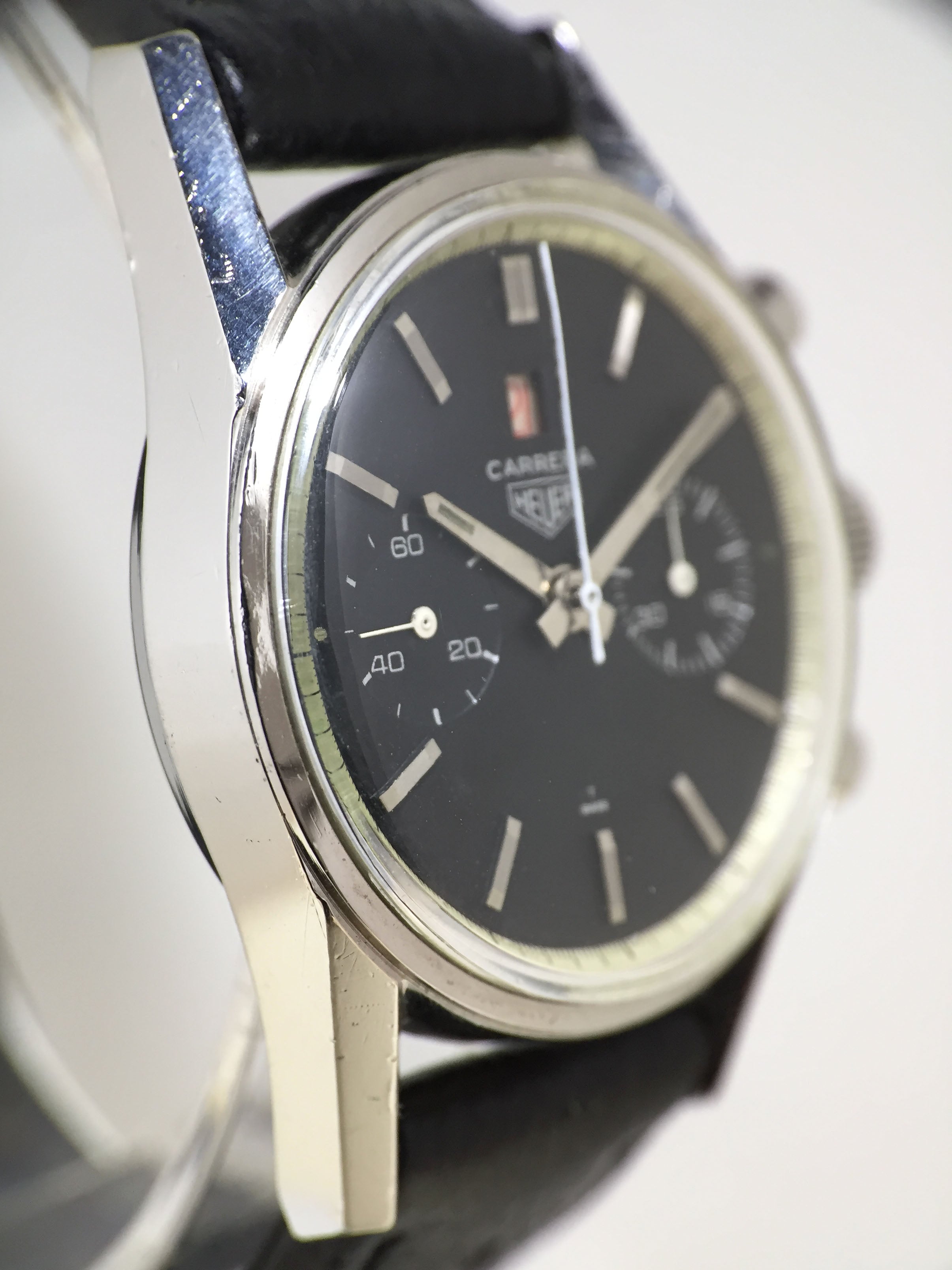 1968 Heuer Carrera Dato 45 1st Execution Ref. 3147N