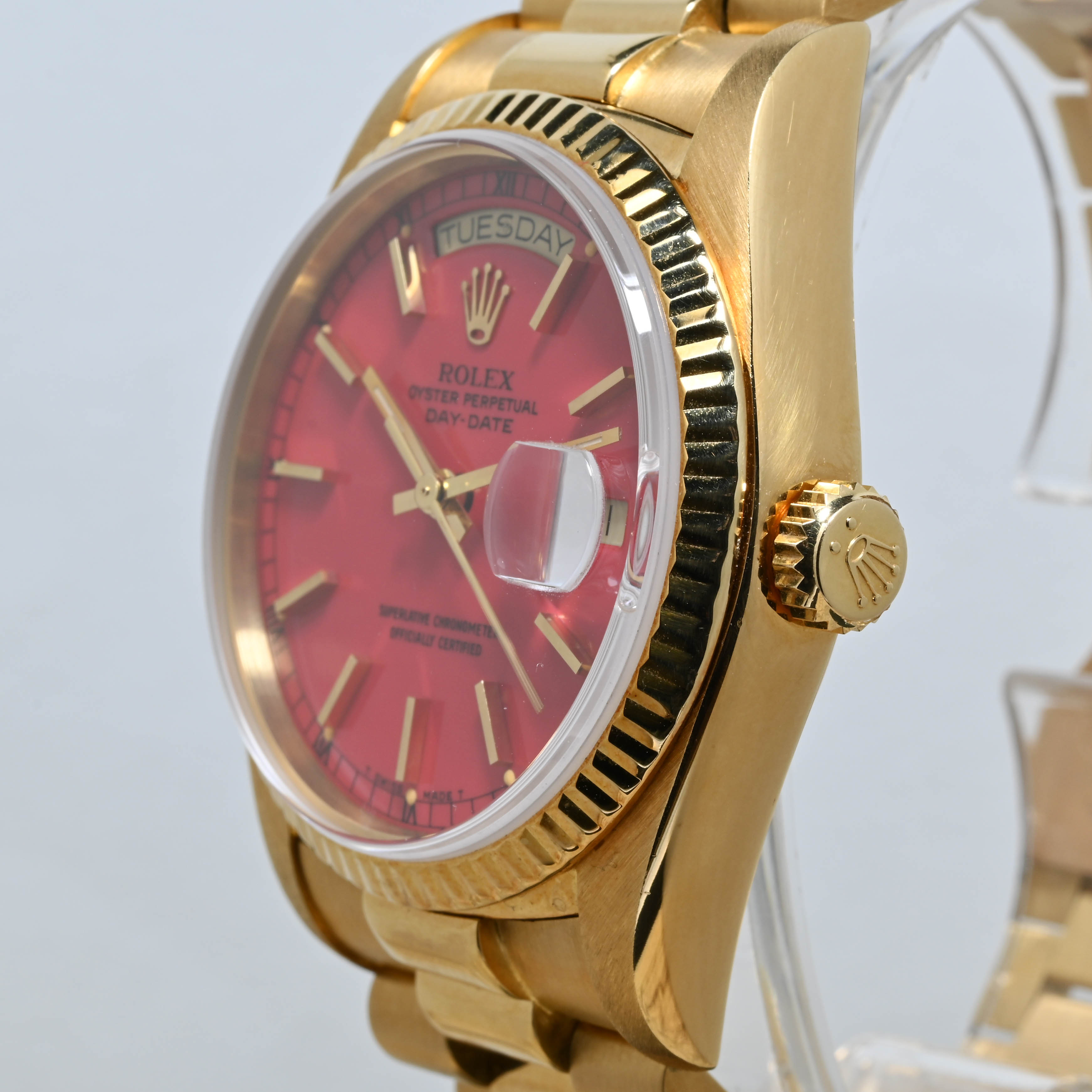 1984 Rolex Day Date Raspberry Stella Ref. 18038