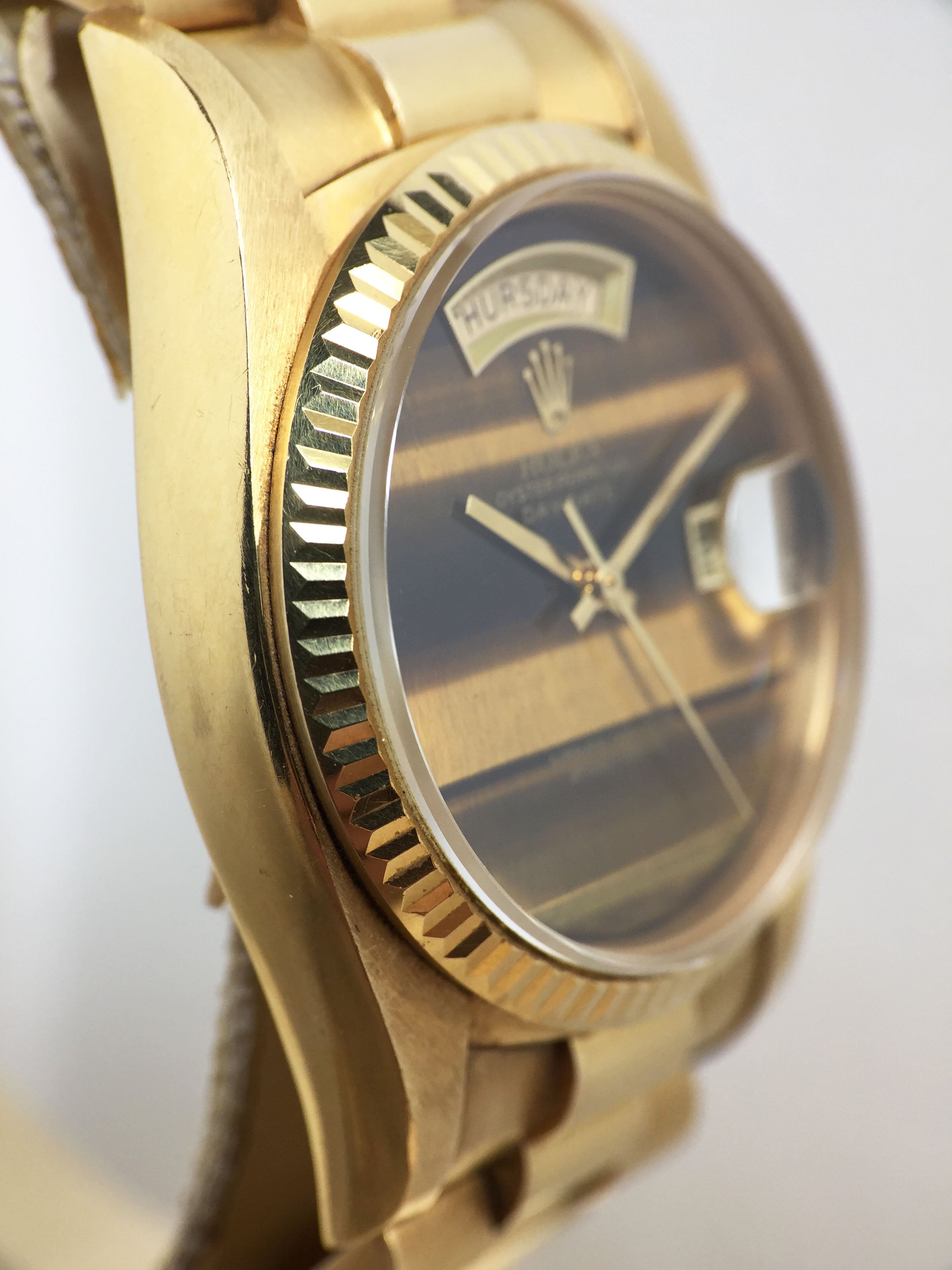 1980 Rolex Day Date Tiger's Eye Ref. 18038 (with Papers)