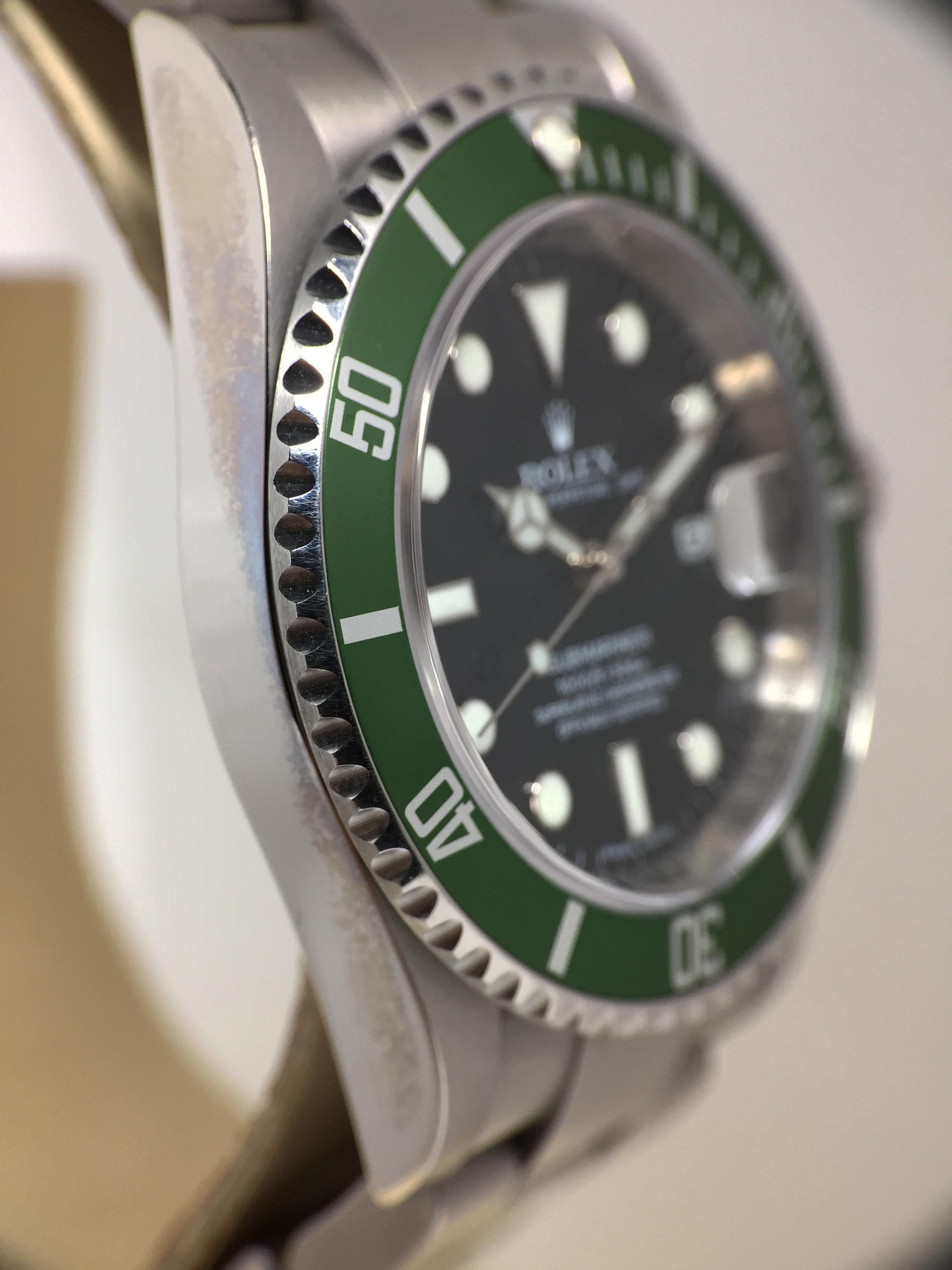 Rolex Submariner 50th Anniversary Ref. 16610LV Year 2007 (Full Set)