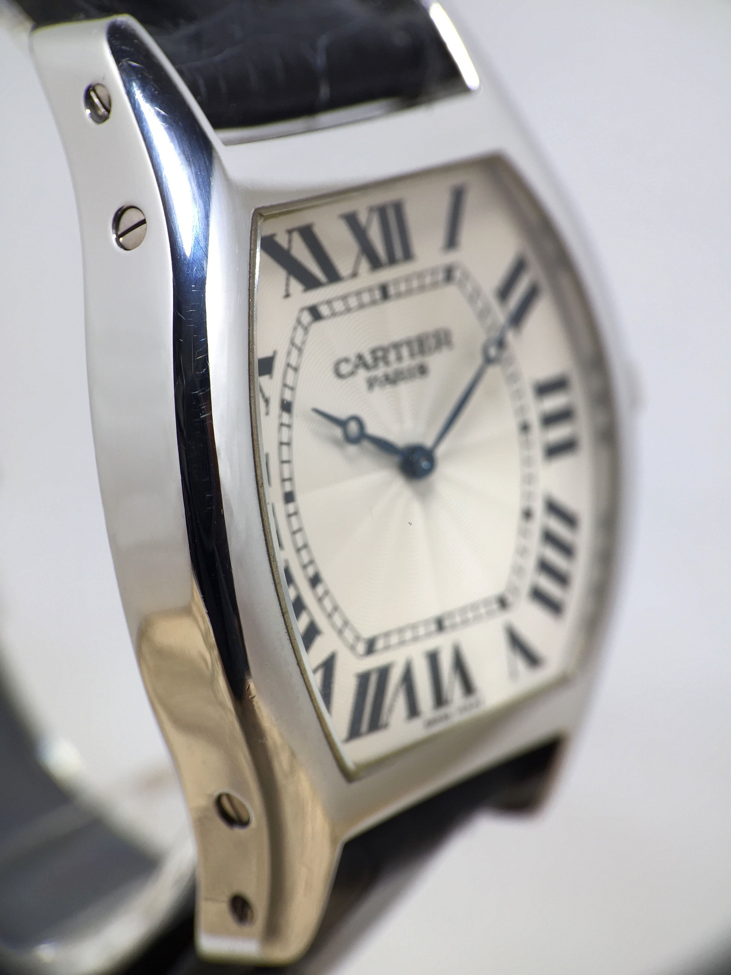 2007 Cartier Tortue XL Platinum CPCP No.1 Ref. W1546151 (Full Set with Invoice )