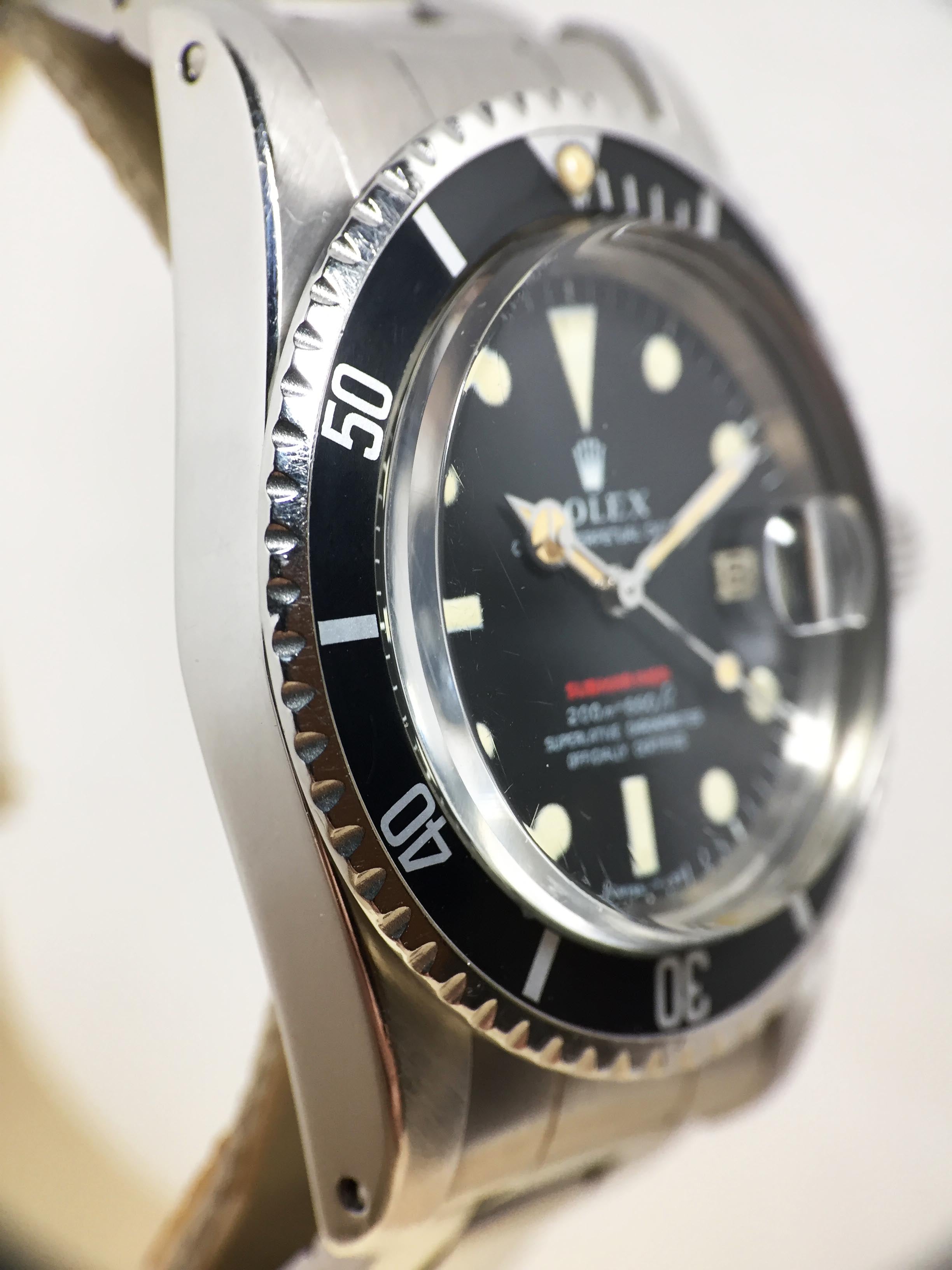 1968 Rolex Red Submariner MK2 Ref. 1680 (Full Set)