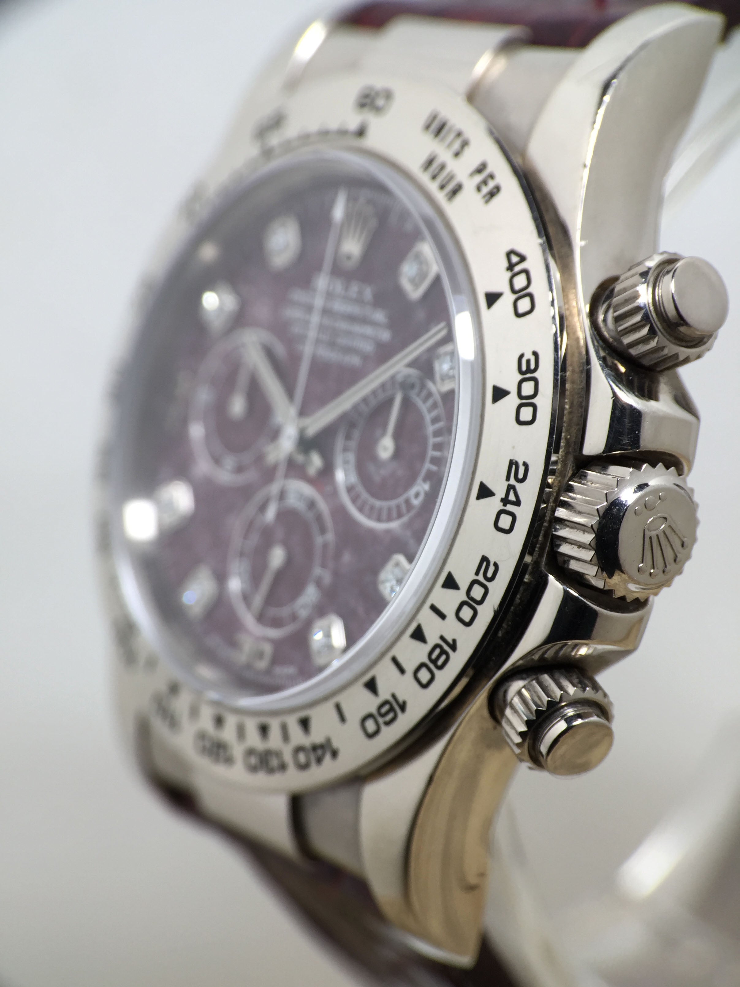 2000 Rolex Daytona White Gold Grossular Diamond Dial Ref. 116519