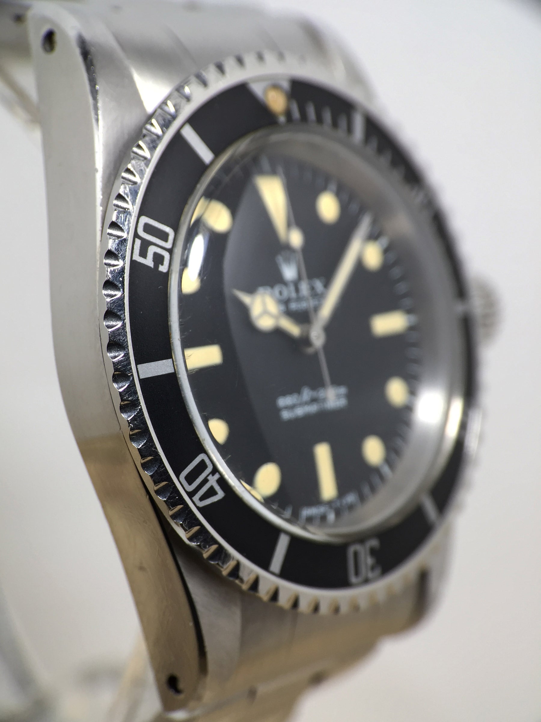 1972 Rolex Submariner Serif Dial Unpolished & Like New Ref. 5513