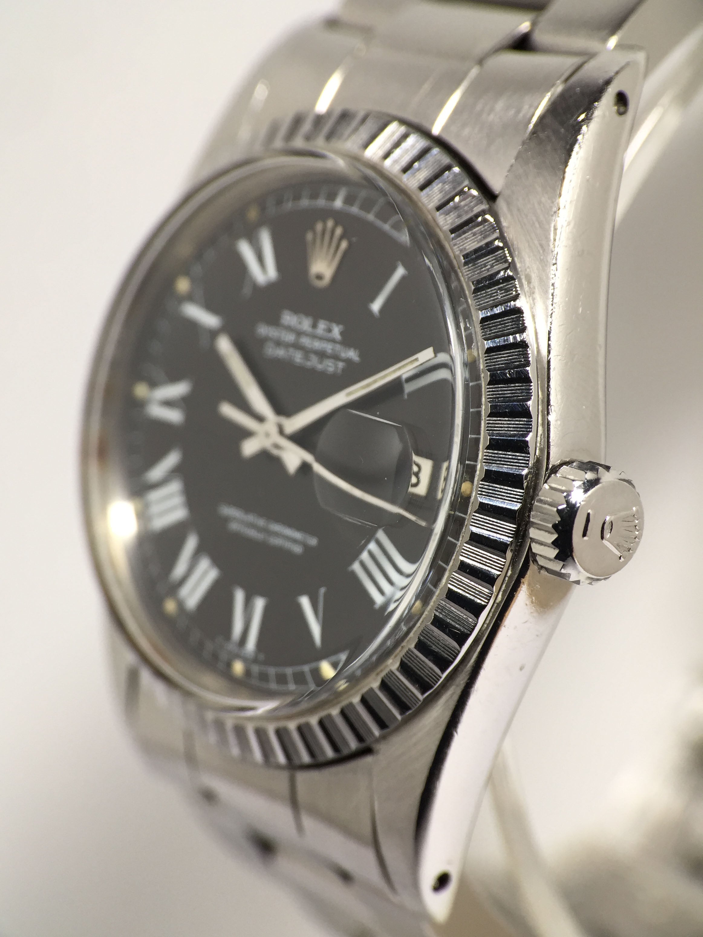 1974 Rolex Datejust Grey Buckley Dial Ref. 1603