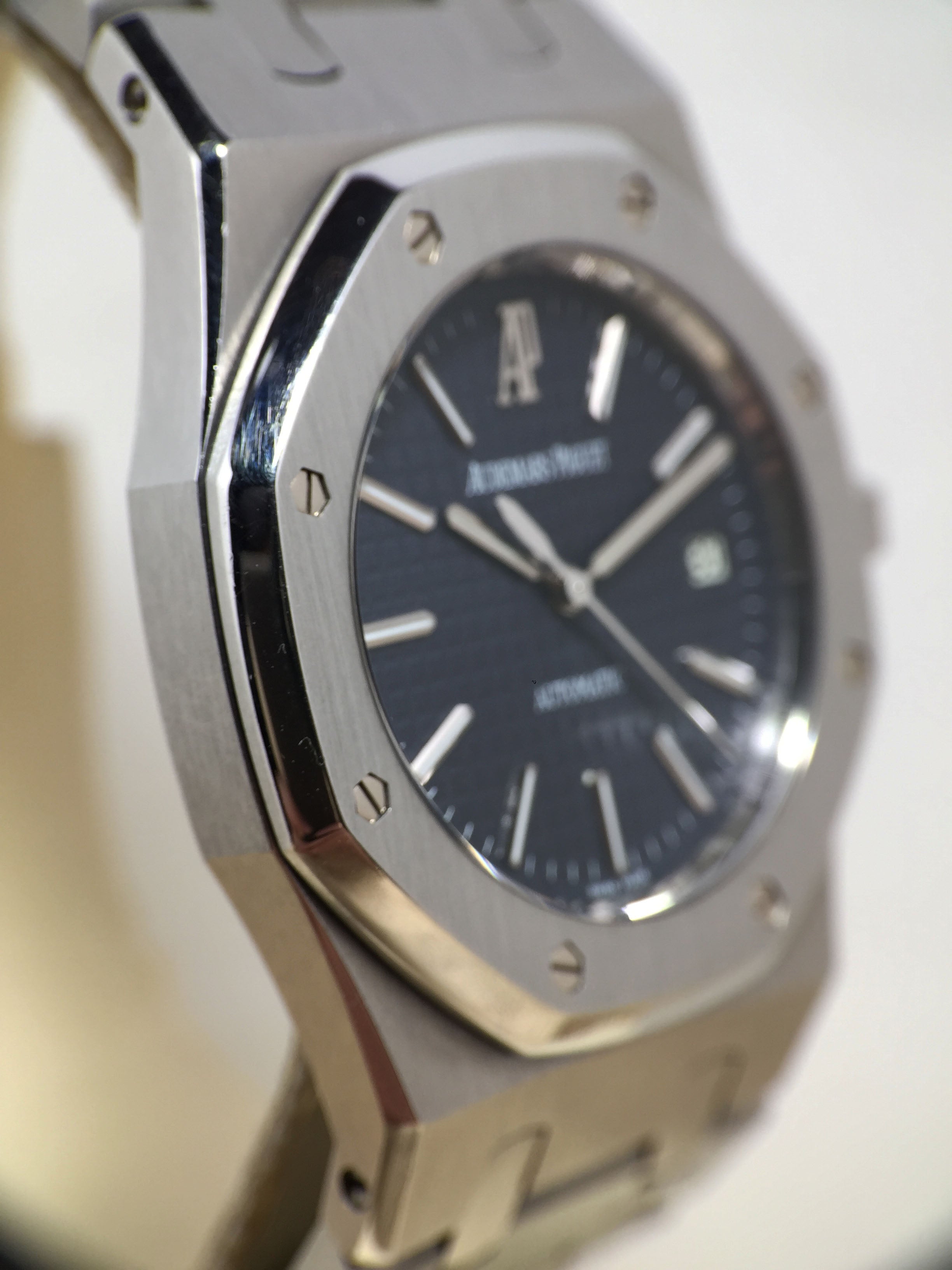 2010 Audemars Piguet Royal Oak Blue Dial Ref. 15300ST (Full Set)