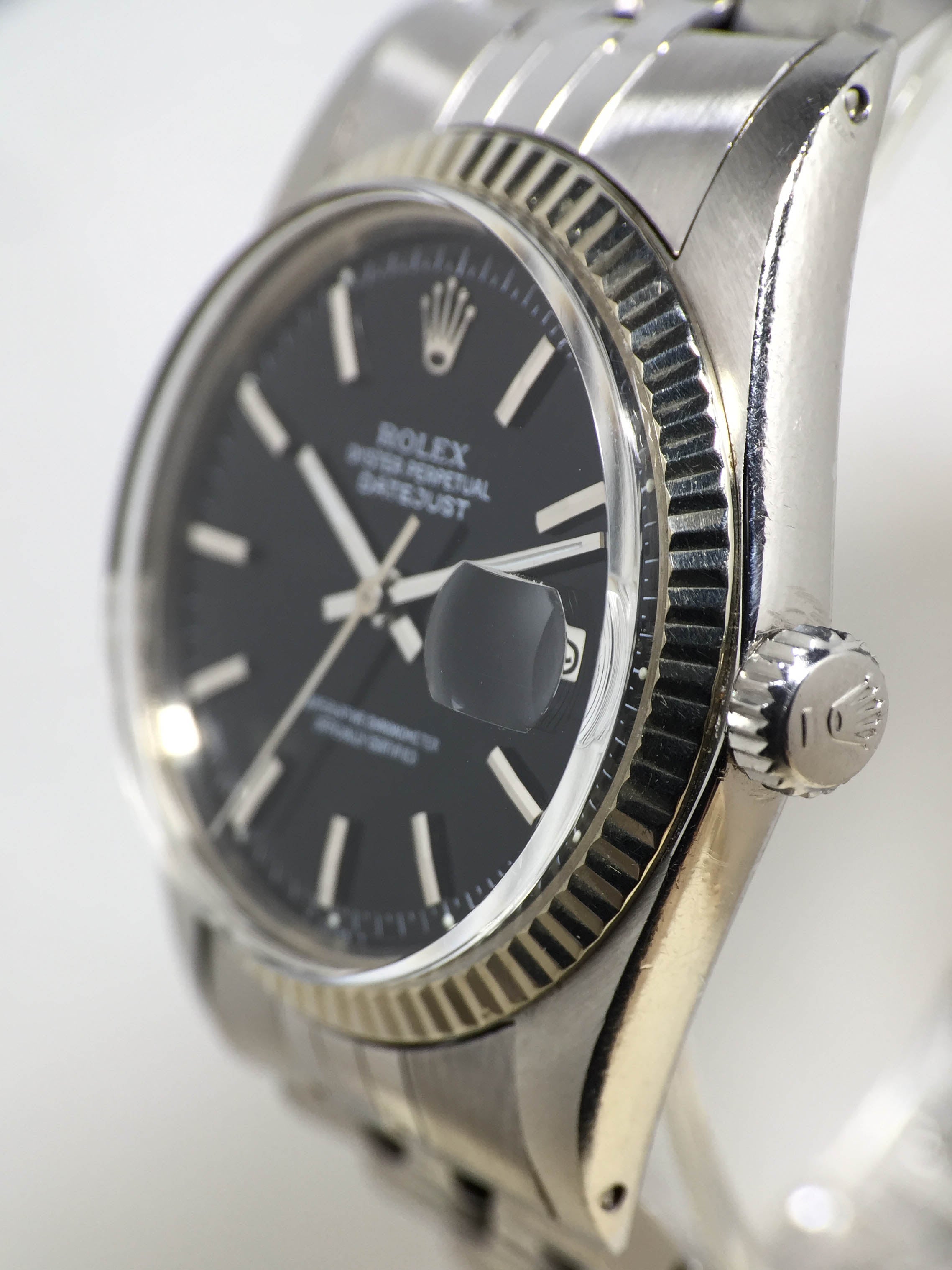 1978 Rolex Datejust Black Glossy Dial Ref. 1601