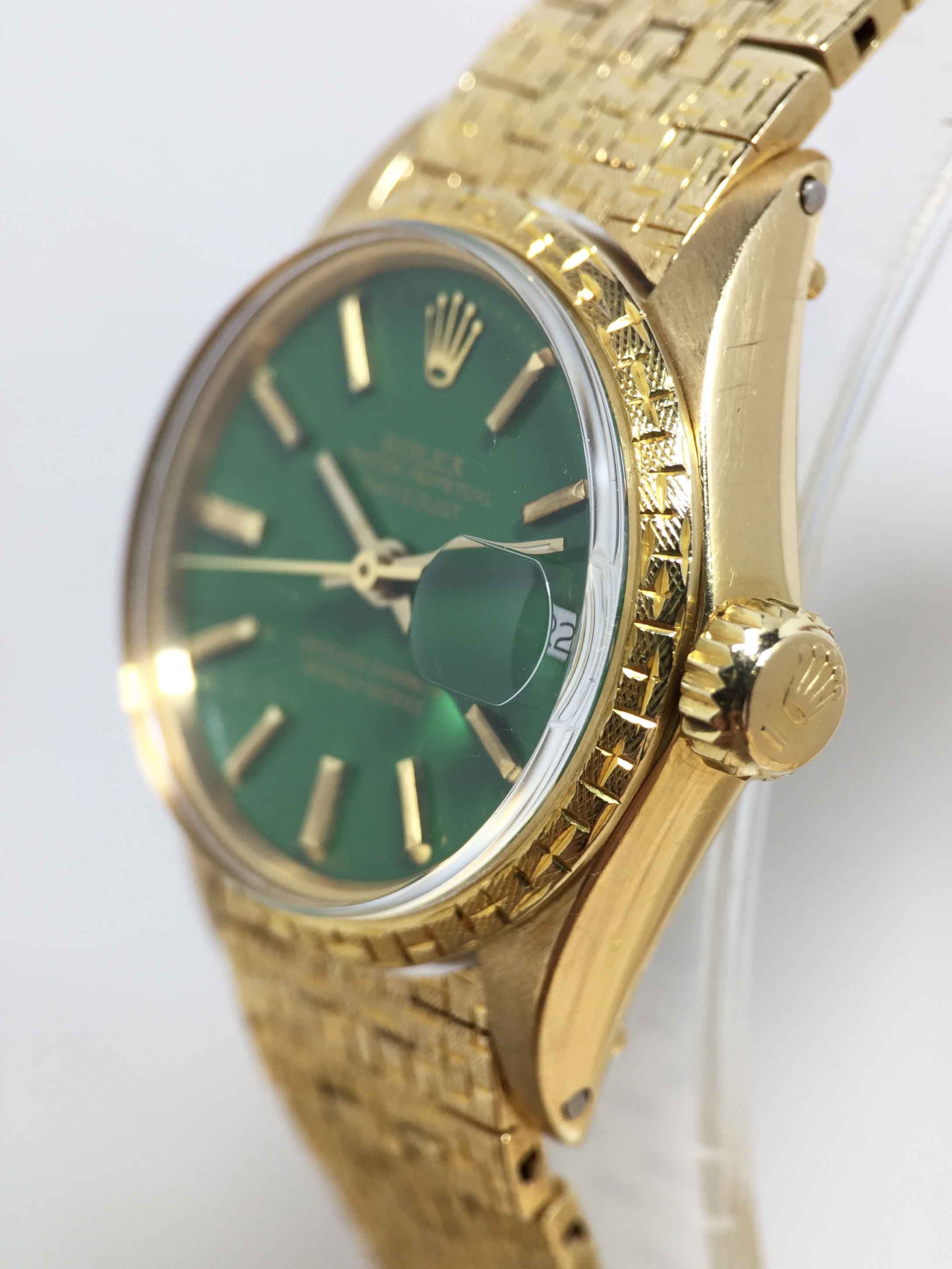 1975 Rolex Ladies Datejust Stella Green Ref. 6702