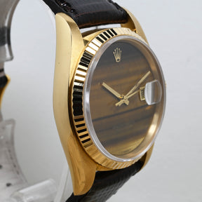 1979 Rolex Datejust Tiger Eye Ref. 16018 (with papers)