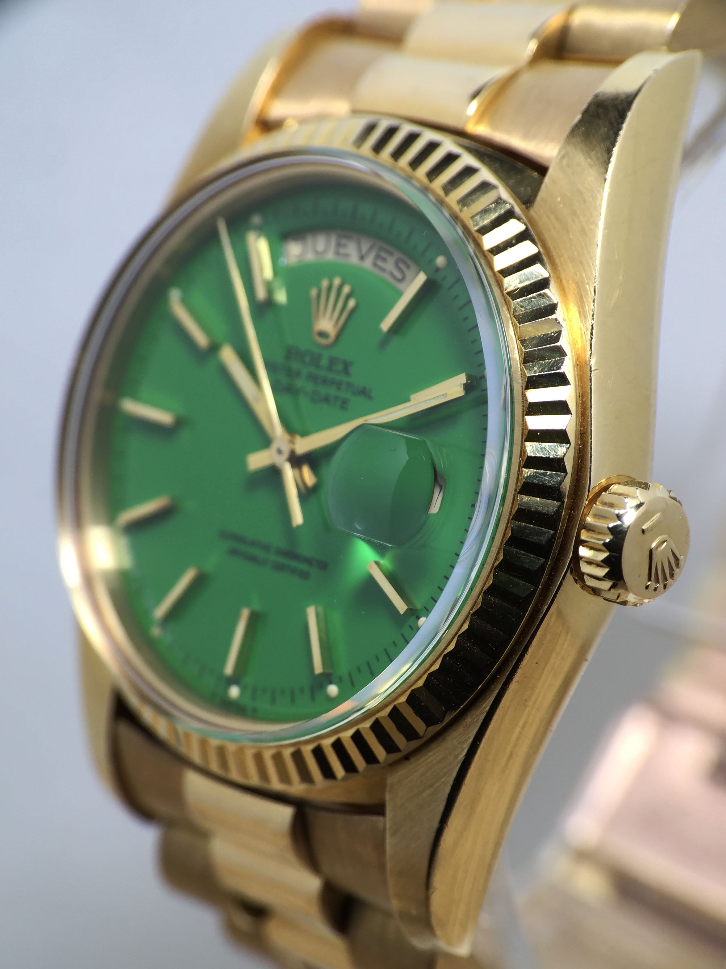 1978 Rolex Day Date Green Stella Dial Ref. 1803