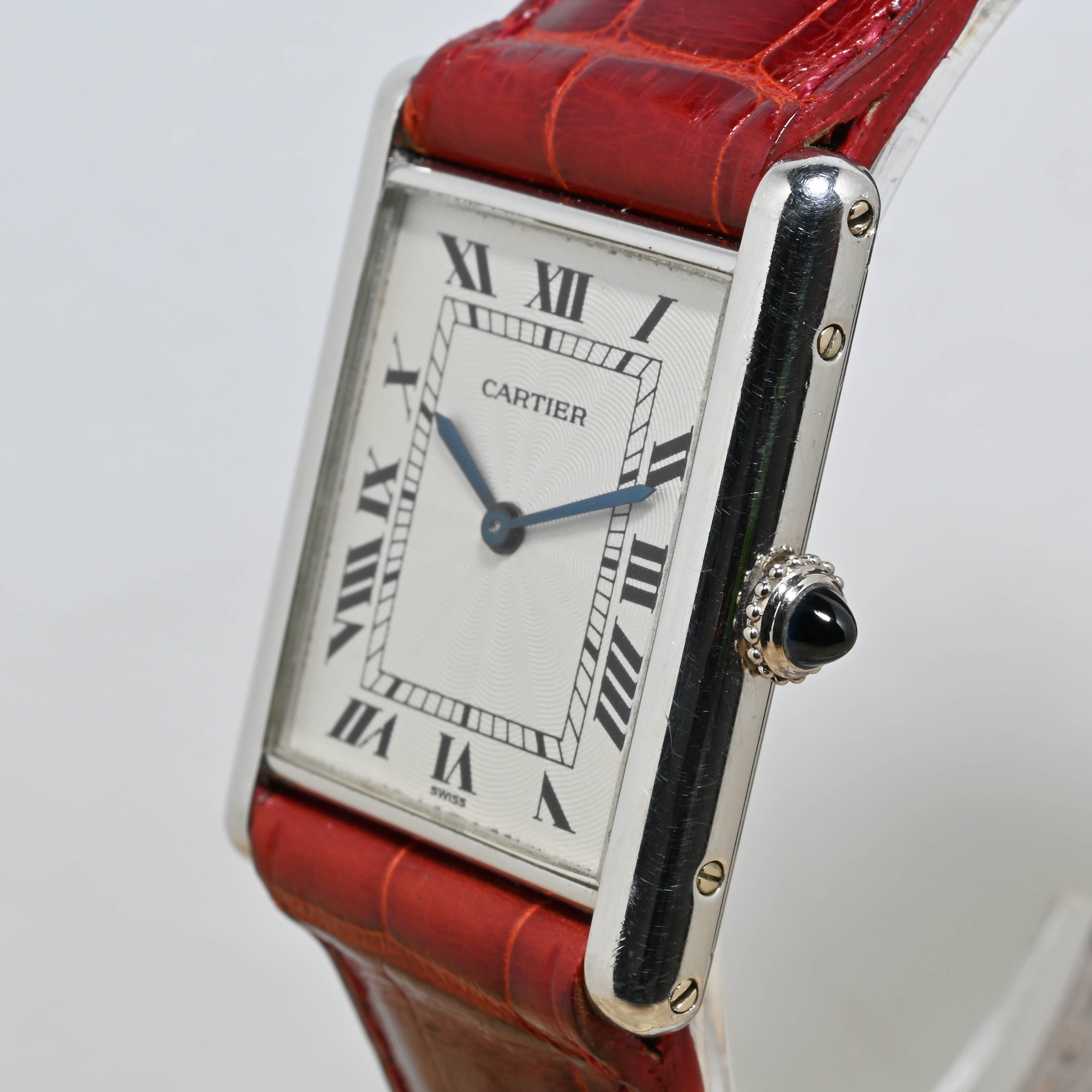 2000 Cartier Tank Louis Platinum Ref. 1601