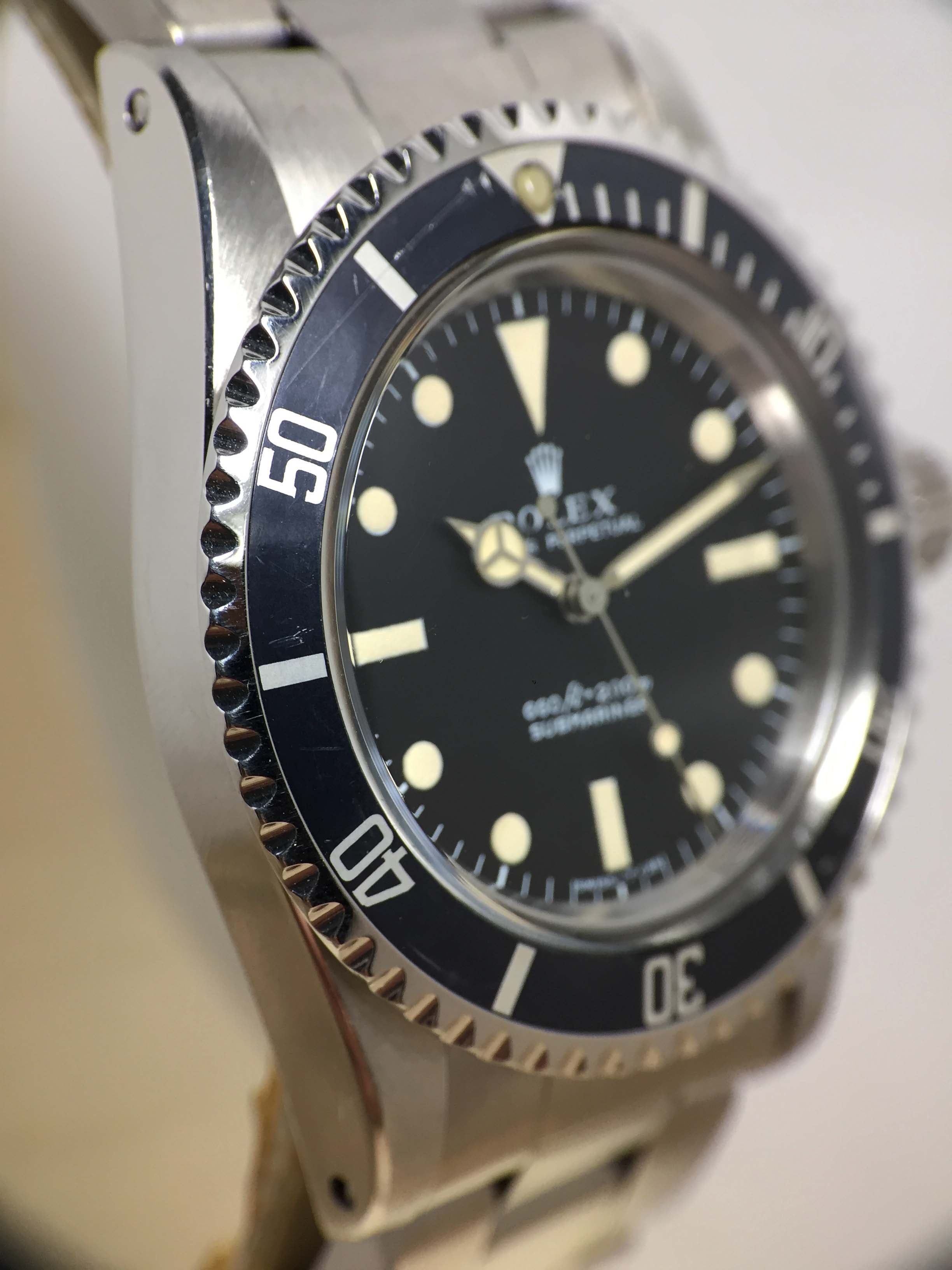 1975 Rolex Submariner 5513 Non-Serif Dial Ref. 5513 (Full Set)