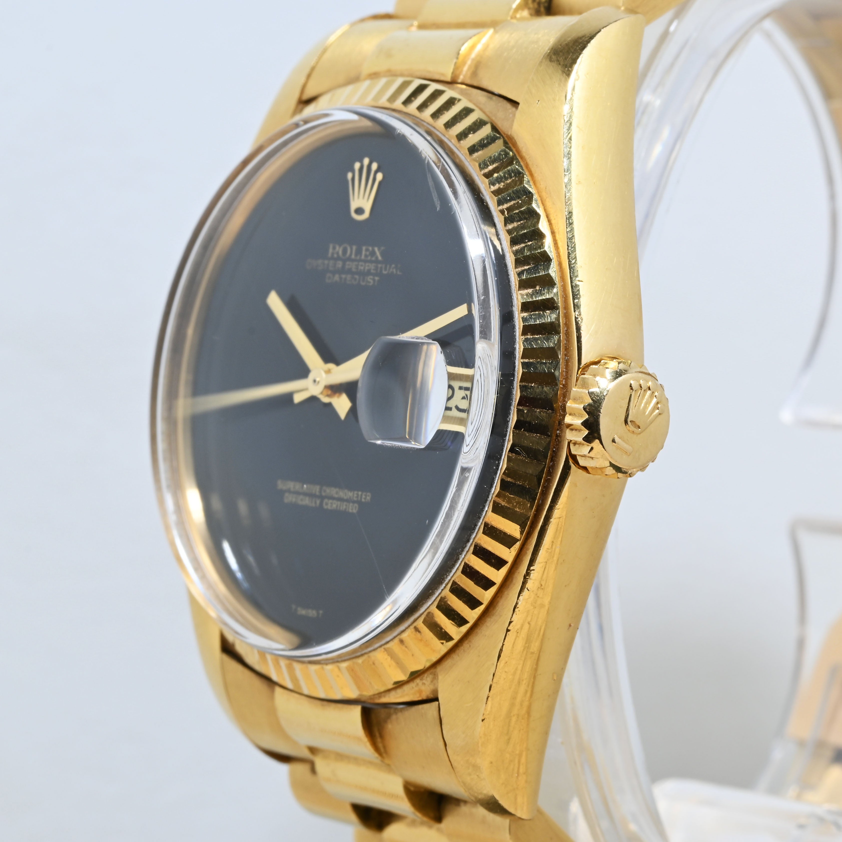 1978 Rolex Datejust Onyx Dial Ref. 1601