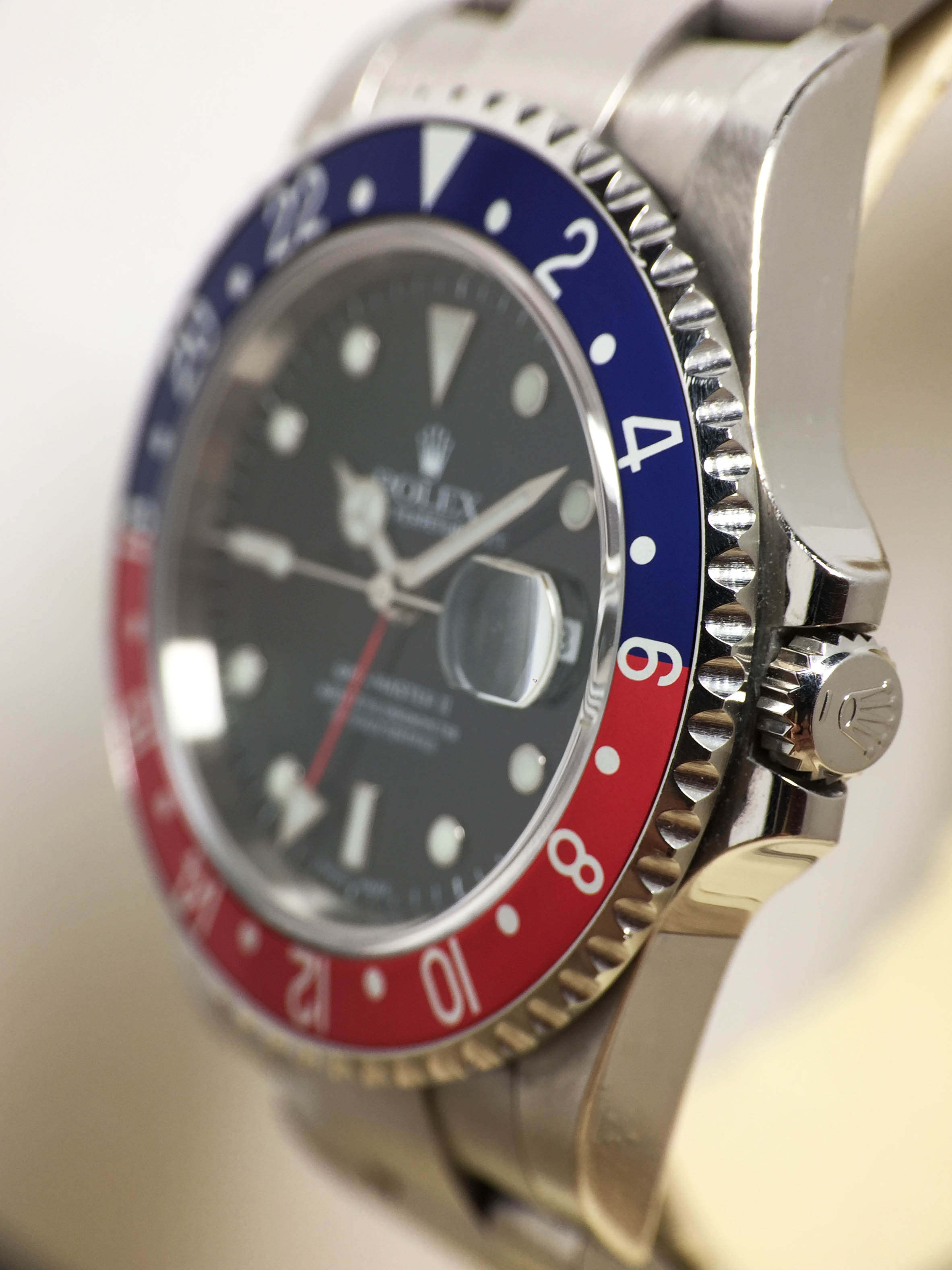 2005 Rolex GMT Master II Pepsi Unpolished Ref. 16710 (with Papers)