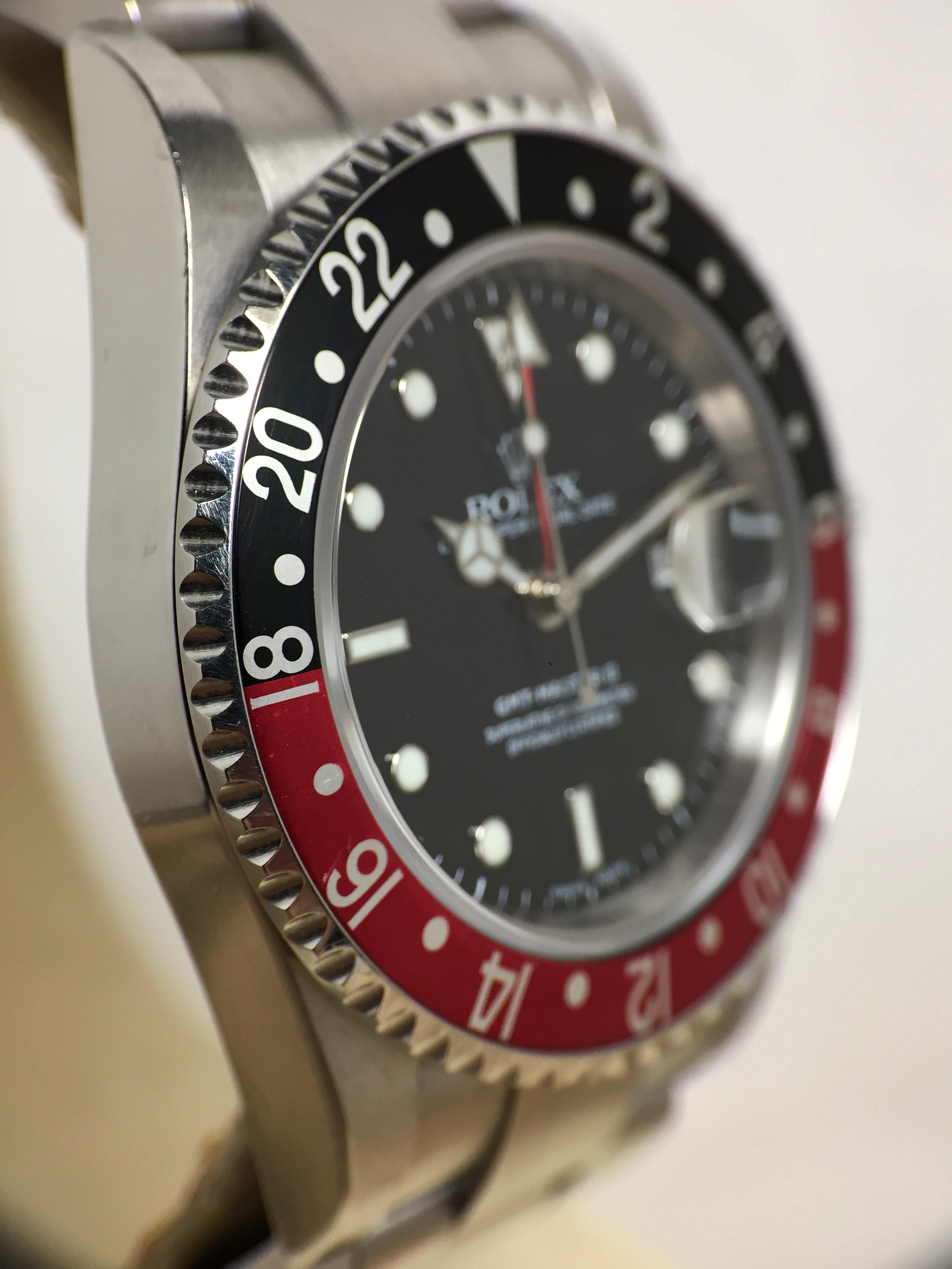 2005 Rolex GMT Master II Coke  Unpolished Ref. 16710 (with Papers)