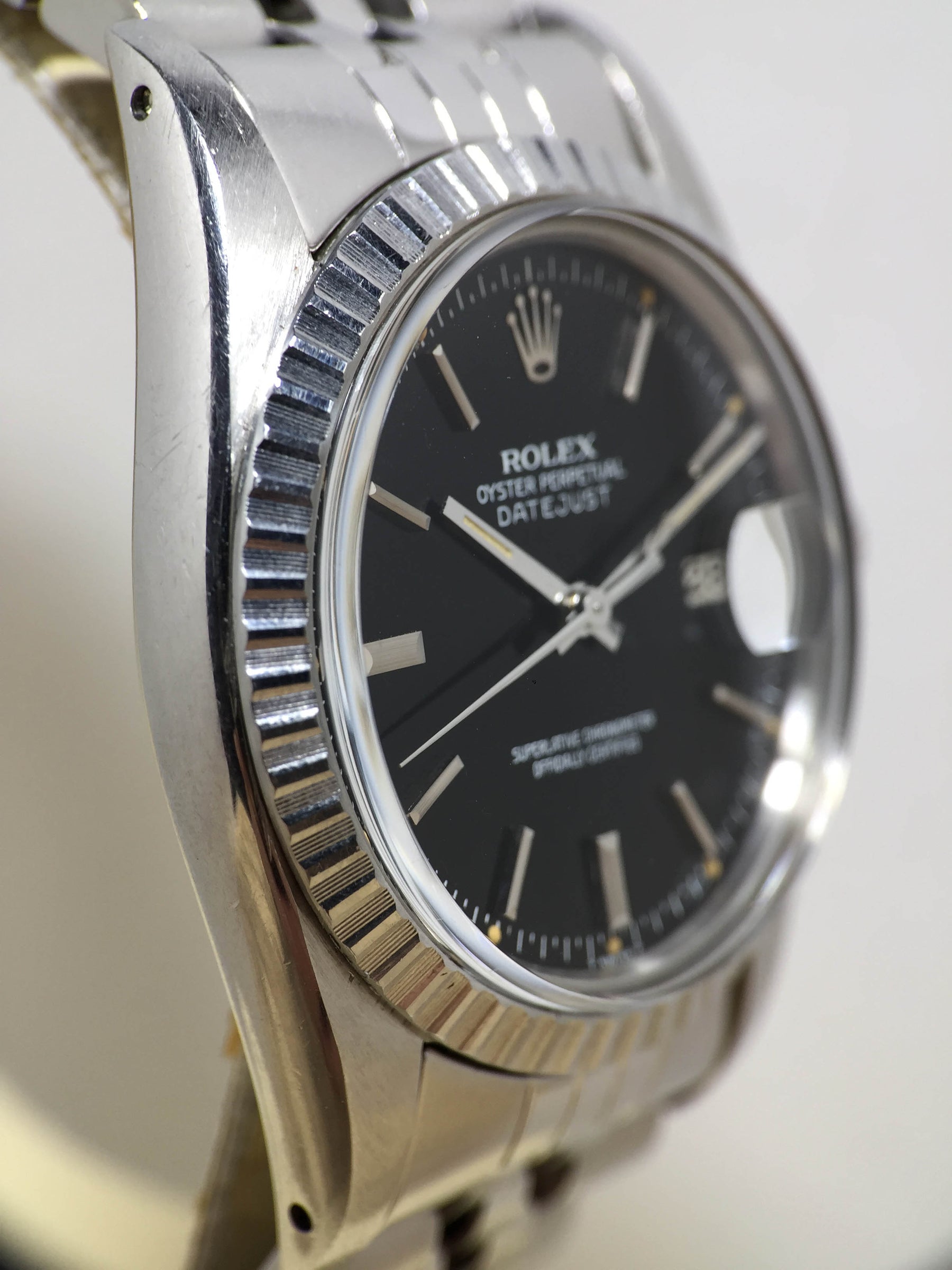 1980 Rolex Datejust Black Glossy Dial Ref. 16030
