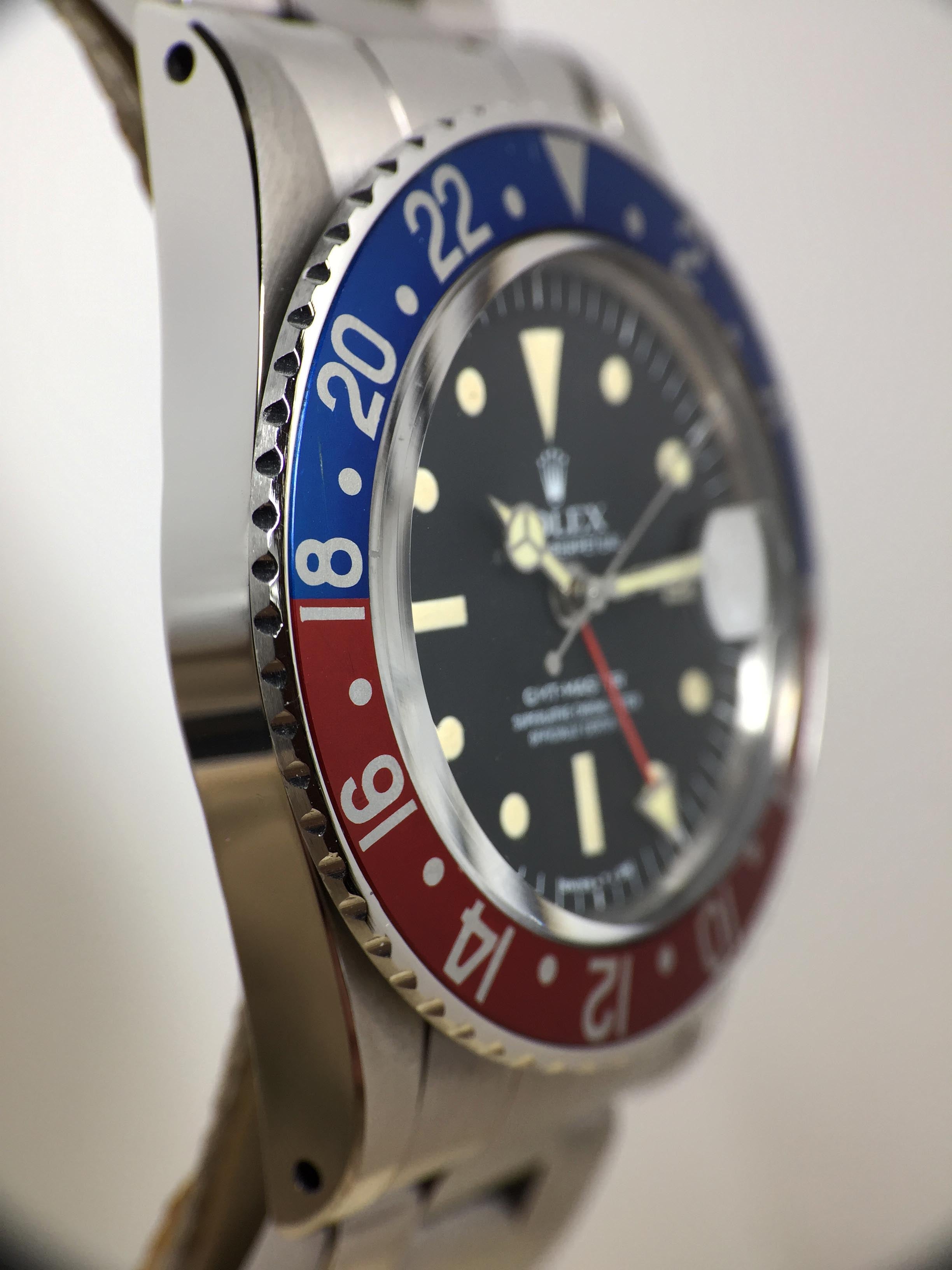 Rolex GMT Master MK3 Radial Ref. 1675 Year 1977 (Full Set)