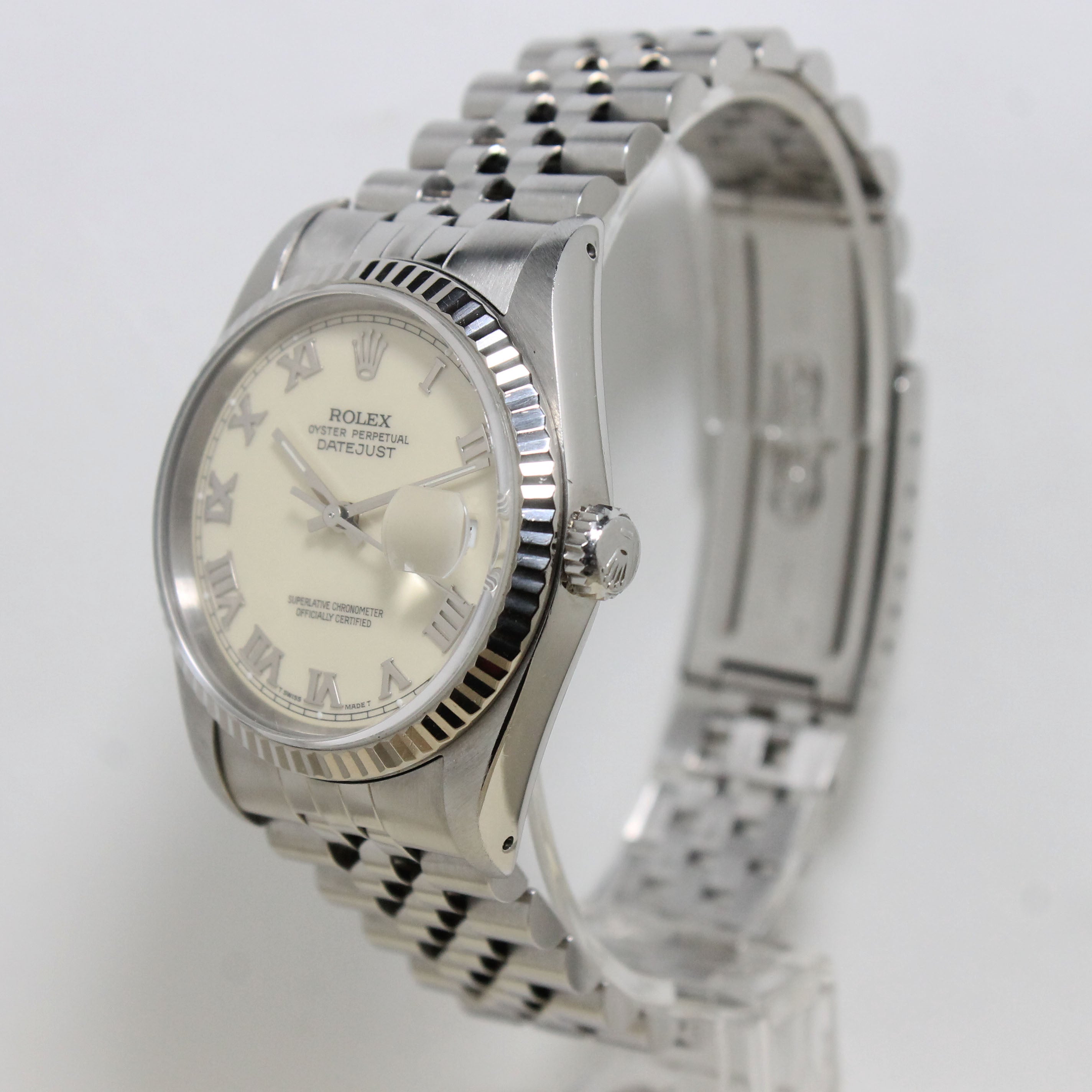 1990 Rolex Datejust St/WG Cream Dial Ref. 16234