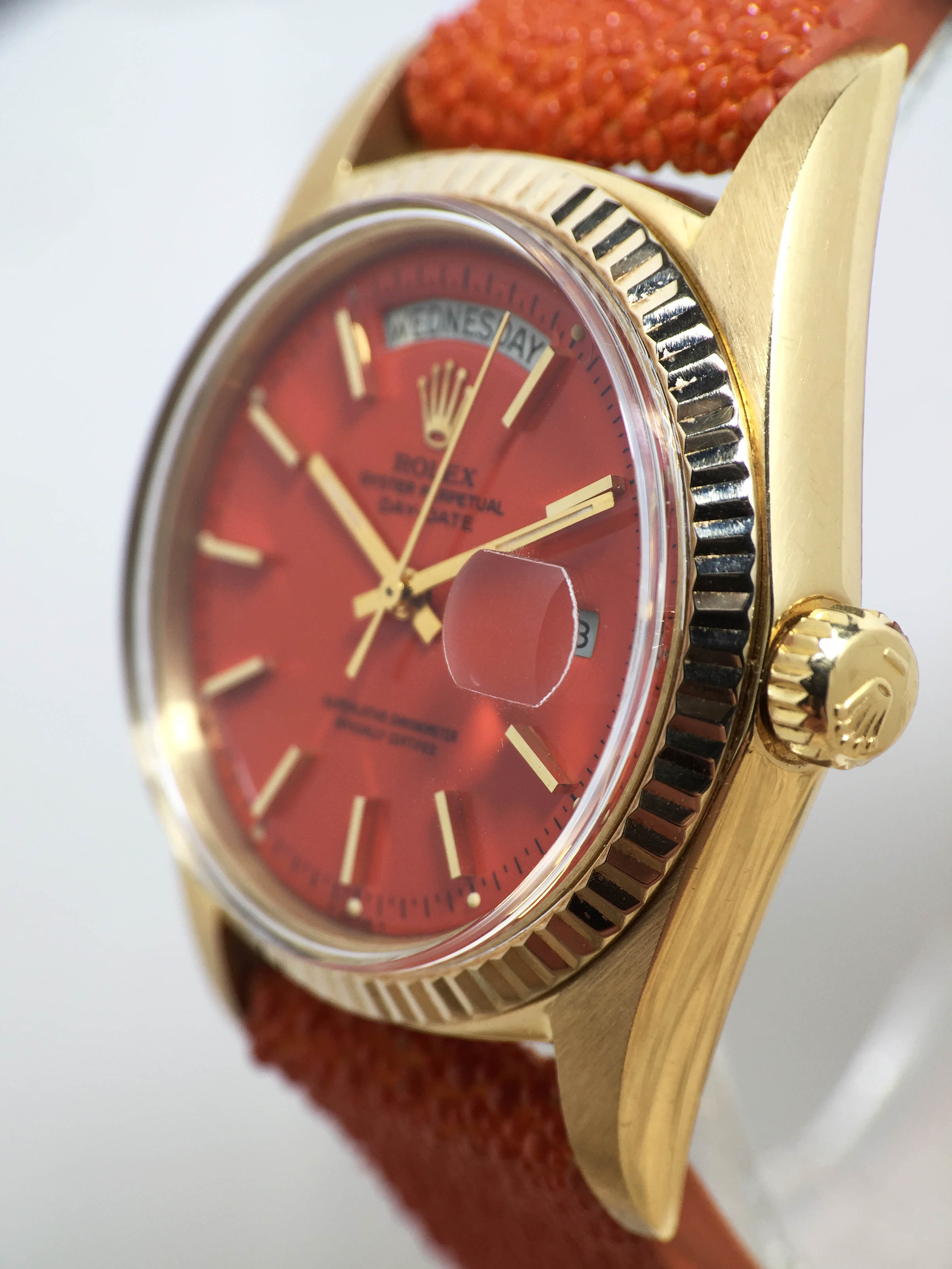 1978 Rolex Day Date Tangerine Stella Dial Ref. 1803