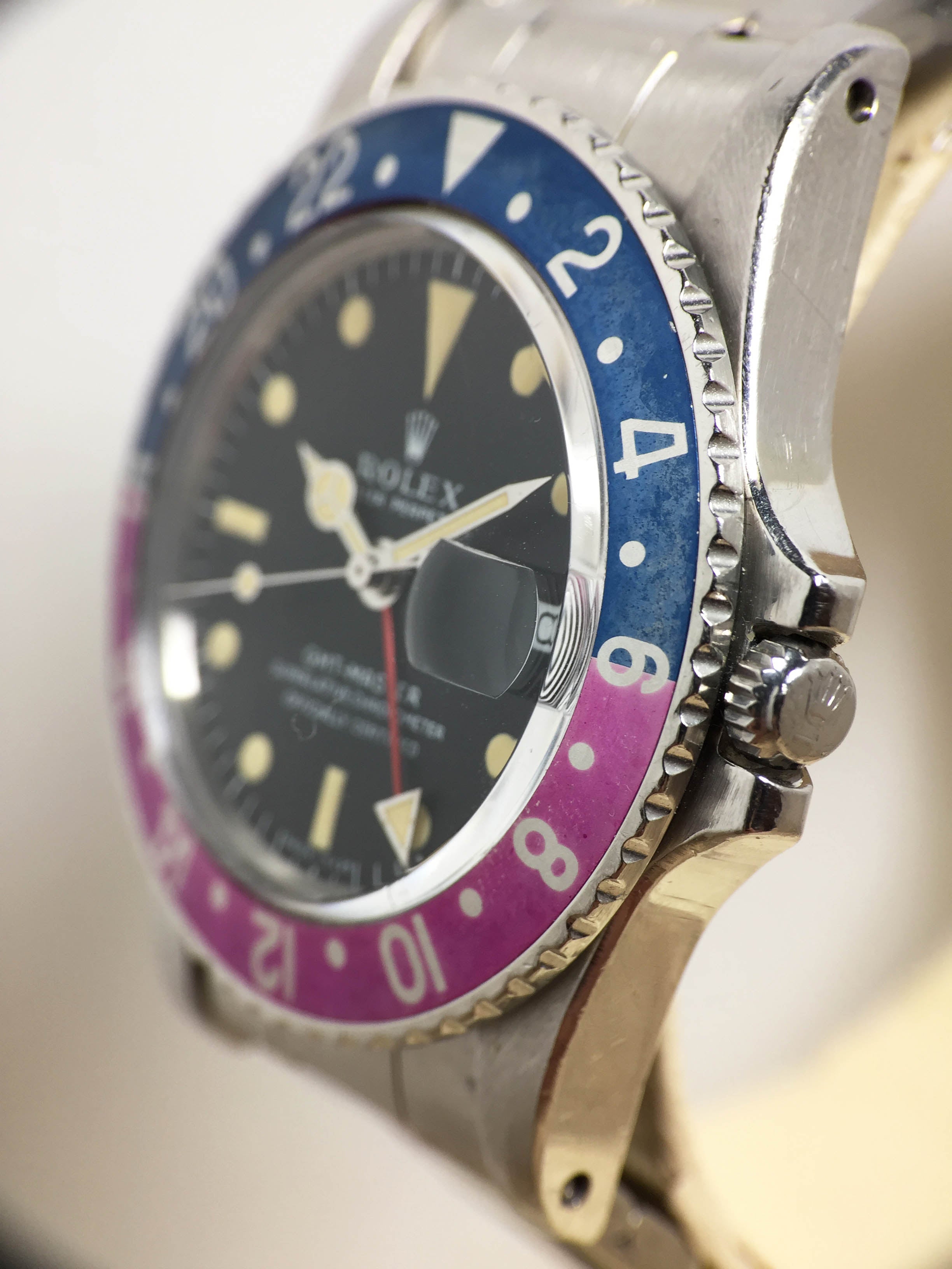 1968 Rolex GMT Master MK1 Fuchsia Ref. 1675 (with Box & Papers)