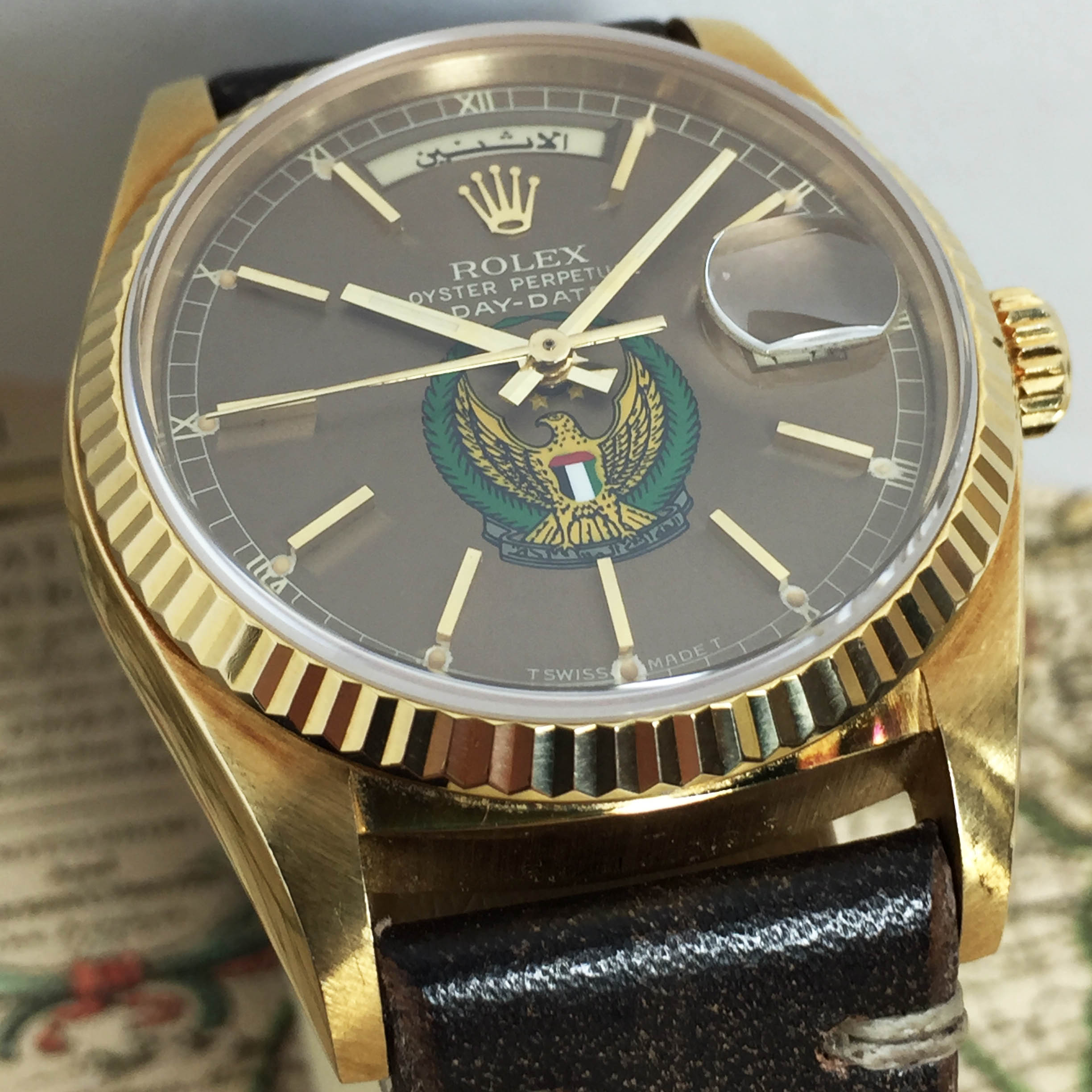 Rolex Day Date UAE Ref. 18038 Year 1985