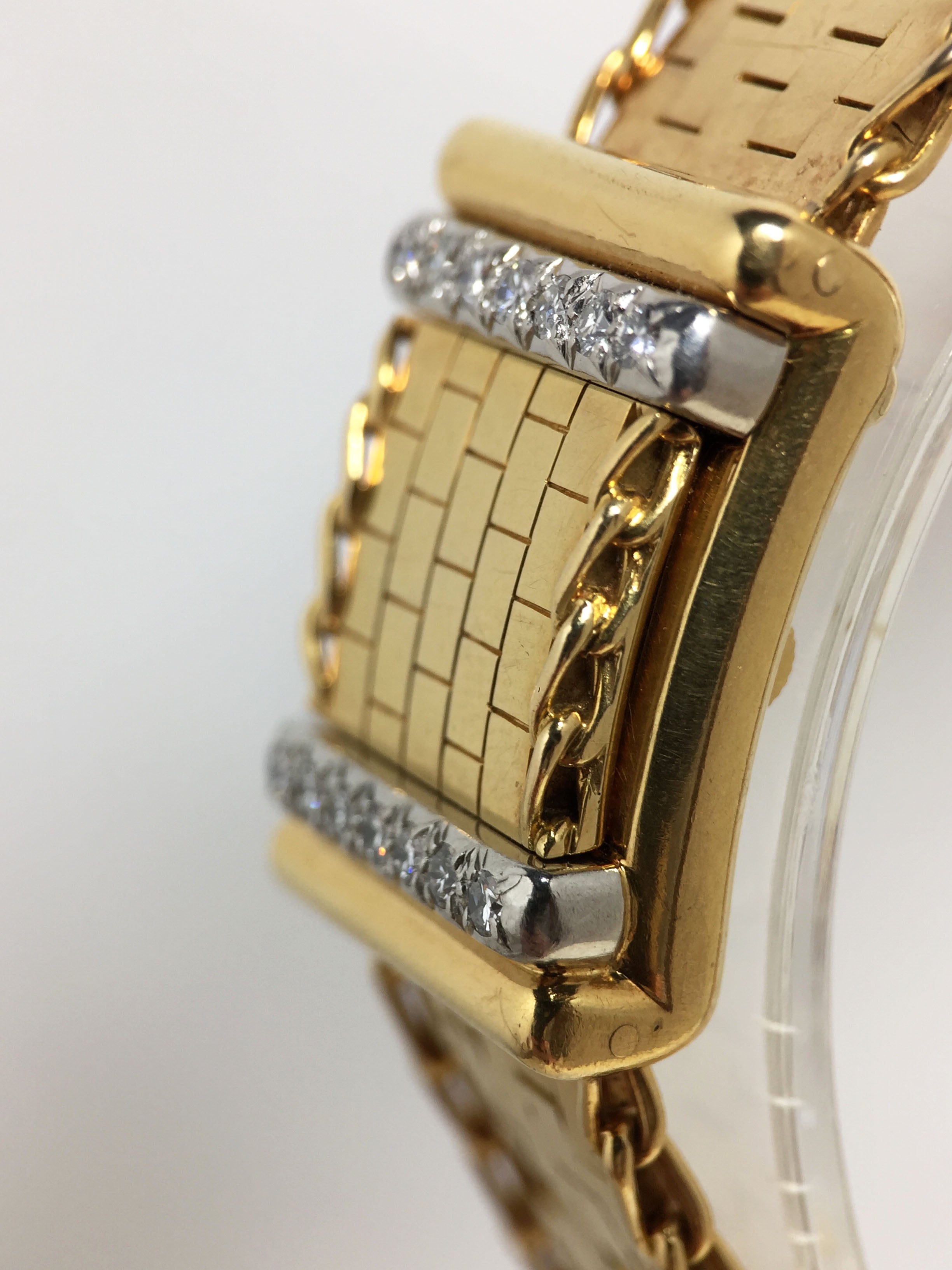 1956 Rolex Ladies 18K Concealed Diamond Watch