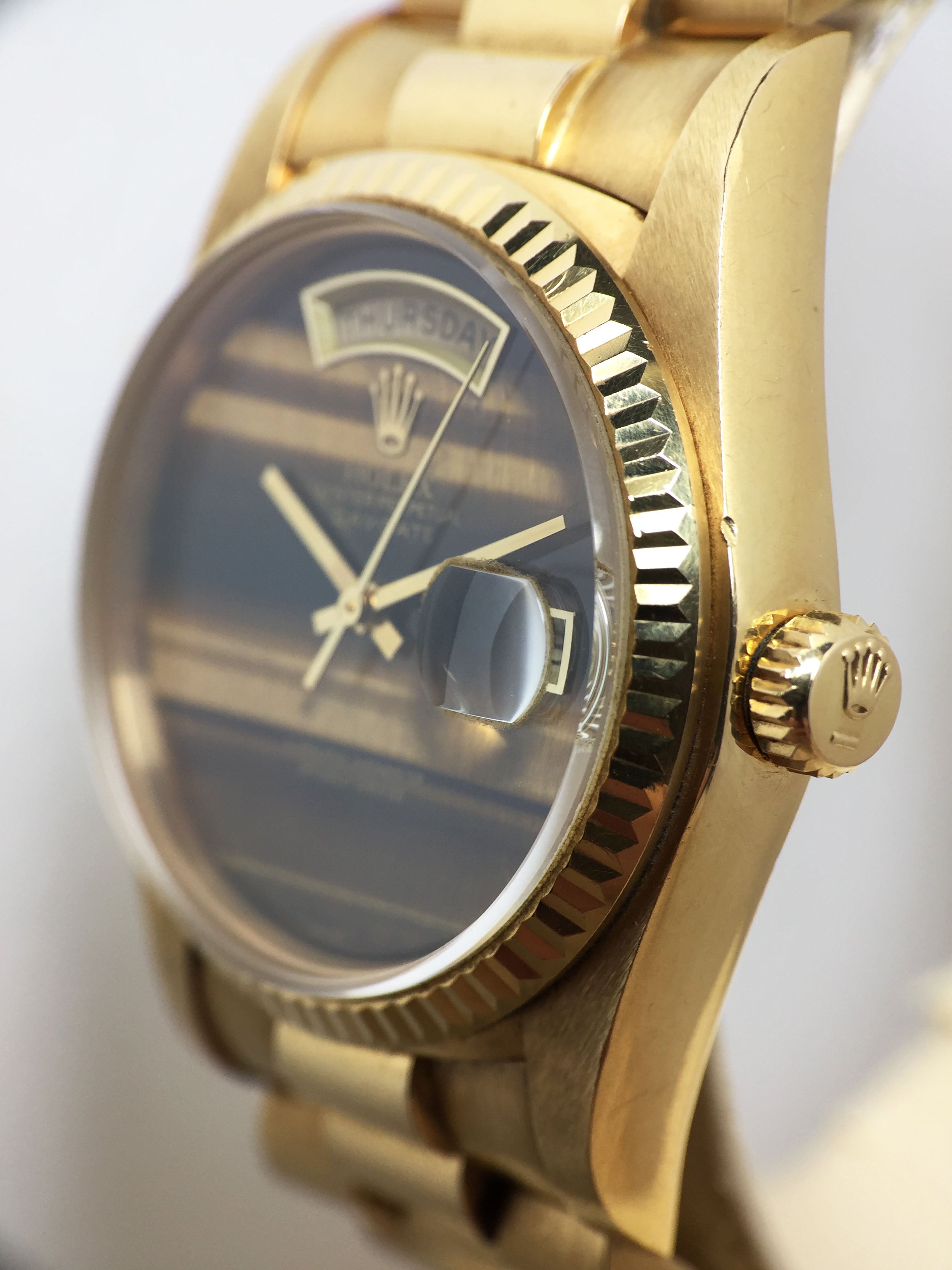 1980 Rolex Day Date Tiger's Eye Ref. 18038 (with Papers)